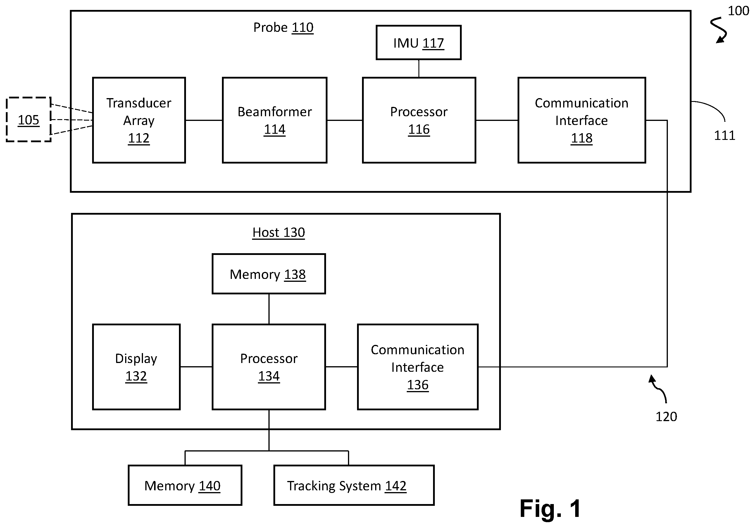 Patent US12613336 — Ultrasound imaging with anatomy-based acoustic settings — Figure 1