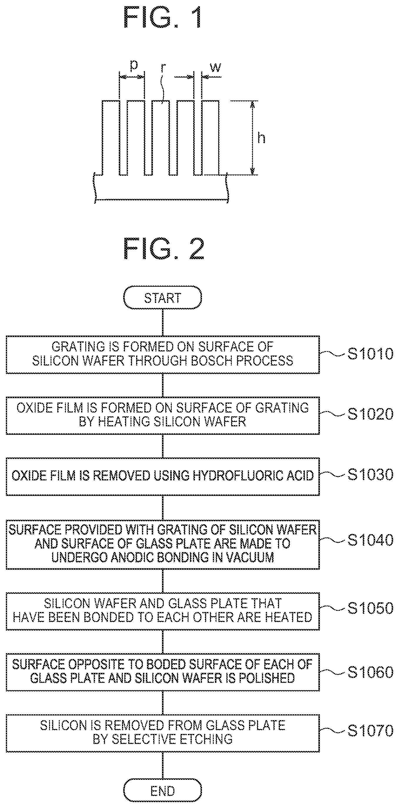 Patent US12613364 — Glass diffraction grating and method of producing the same — Figure 1