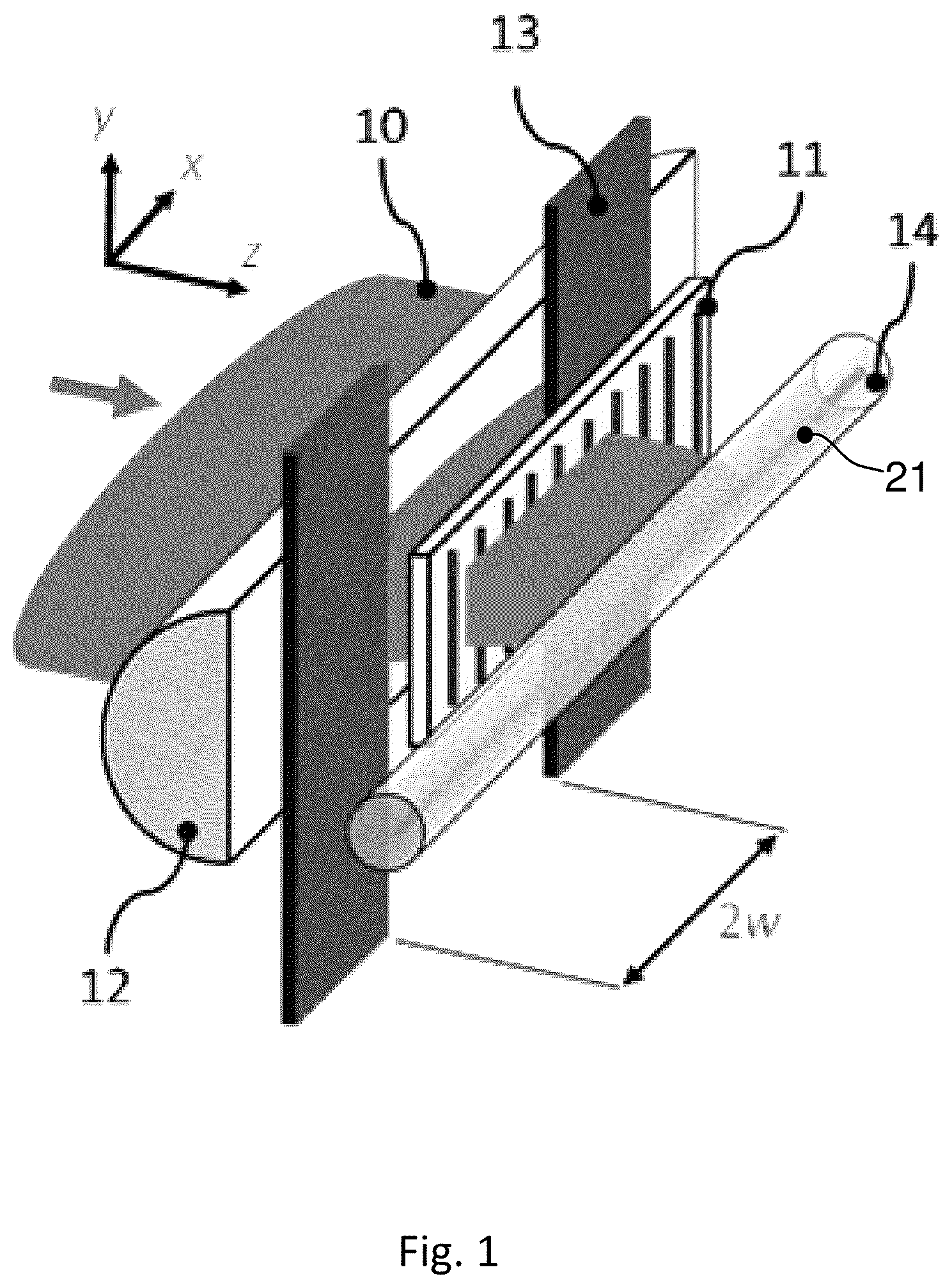 Patent US12613372 — Low scattering loss high temperature stable fiber Bragg grating sensor based on micropore formation and method for producing same — Figure 1