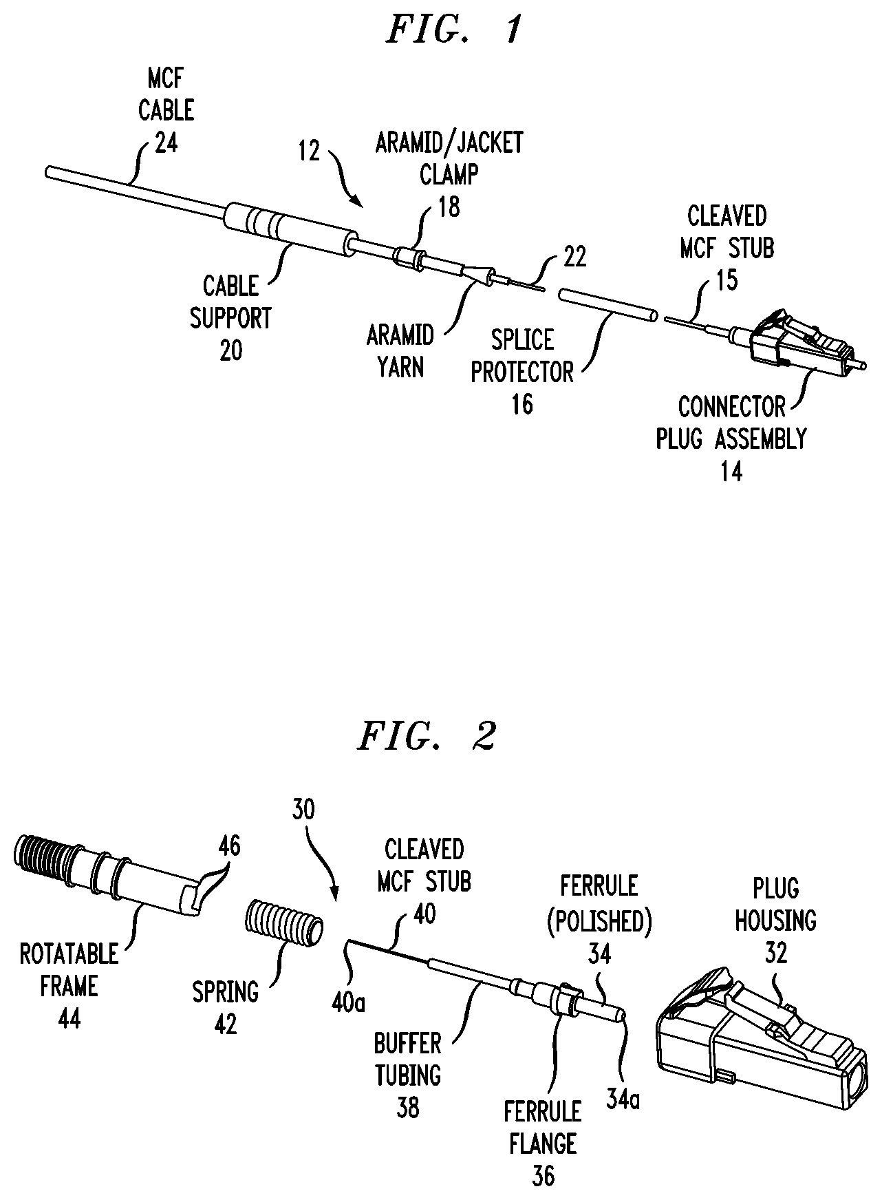 Patent US12613379 — Splice-on optical connectors for multicore fibers — Figure 1