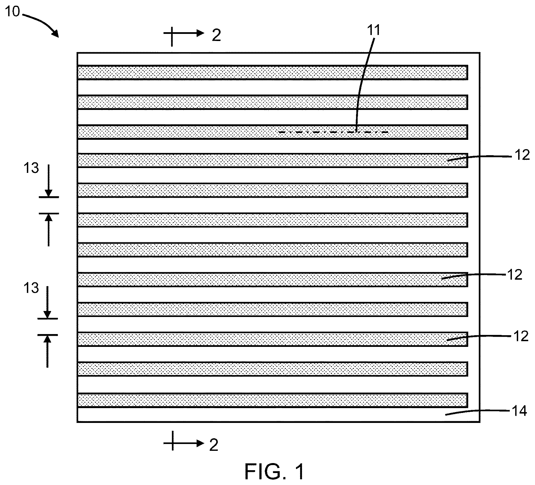 Patent US12613381 — Metamaterial layers for use with optical components — Figure 1