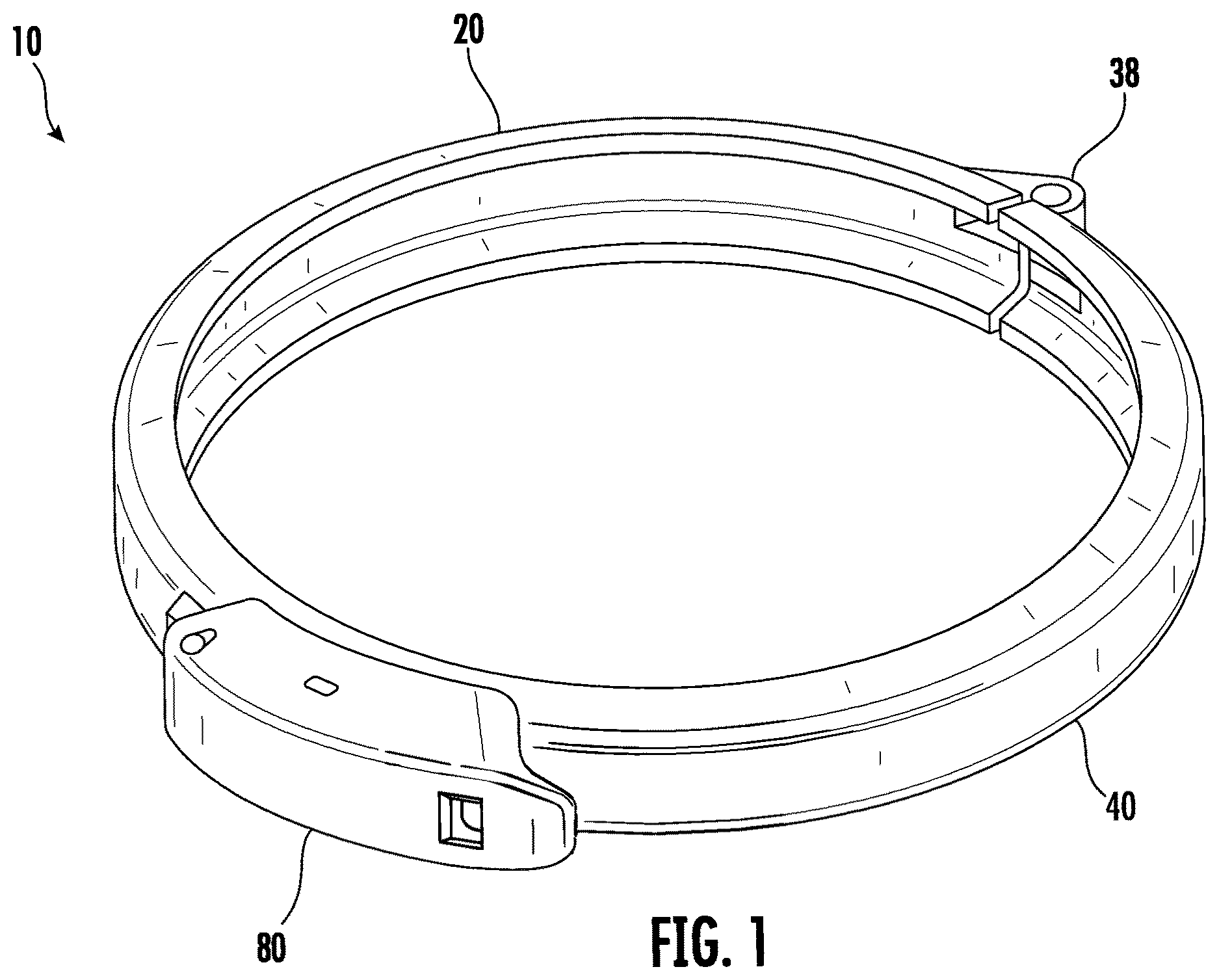 Patent US12613389 — Locking ring for a cable closure — Figure 1