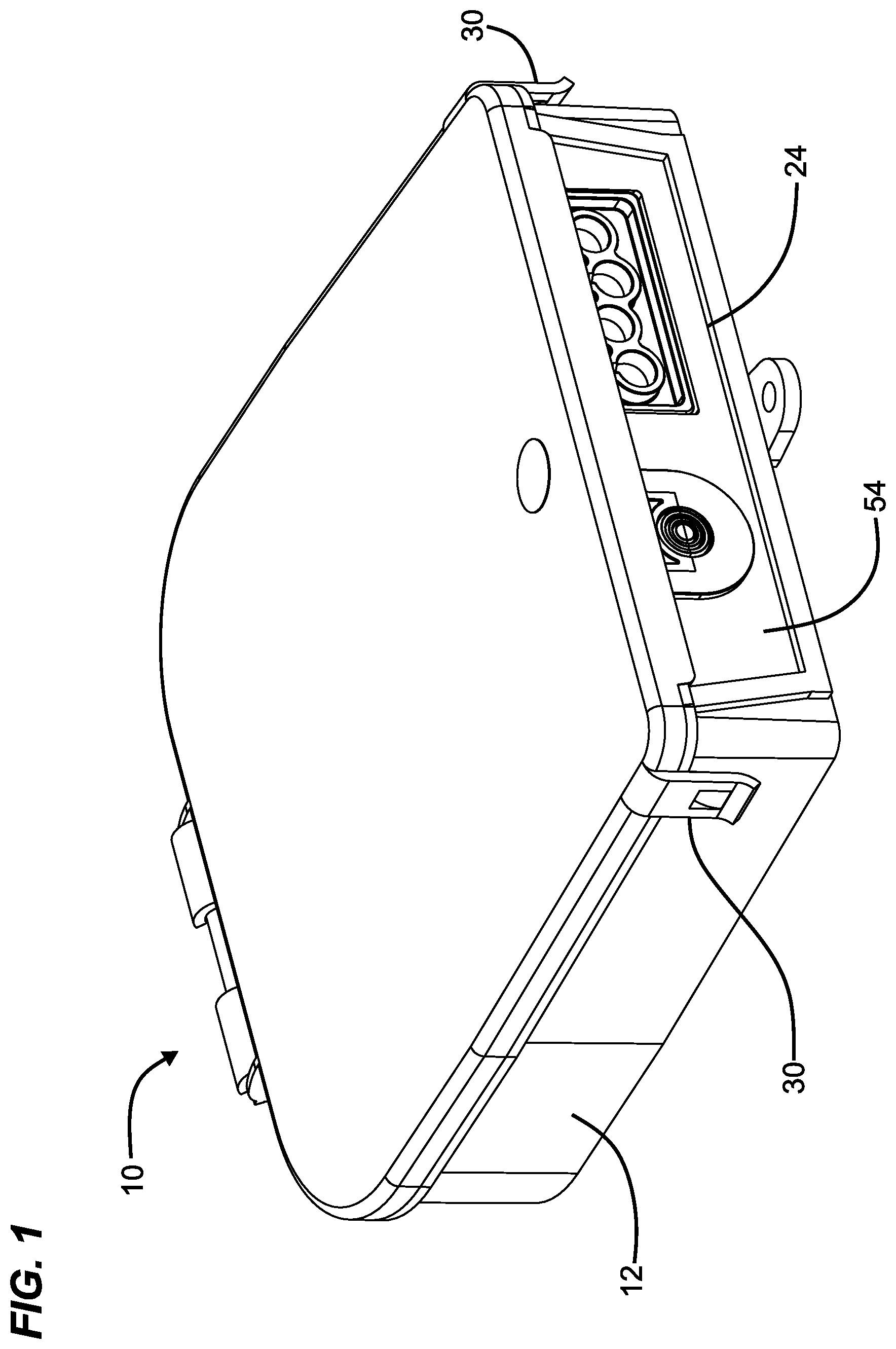 Patent US12613390 — Telecommunications cable termination box — Figure 1