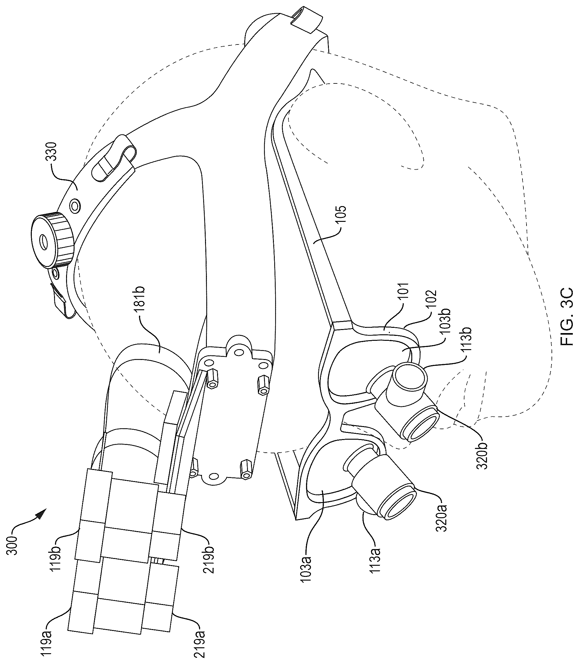Patent US12613404 Figure 6 – Examination/visualization/collection system with light enhancement
