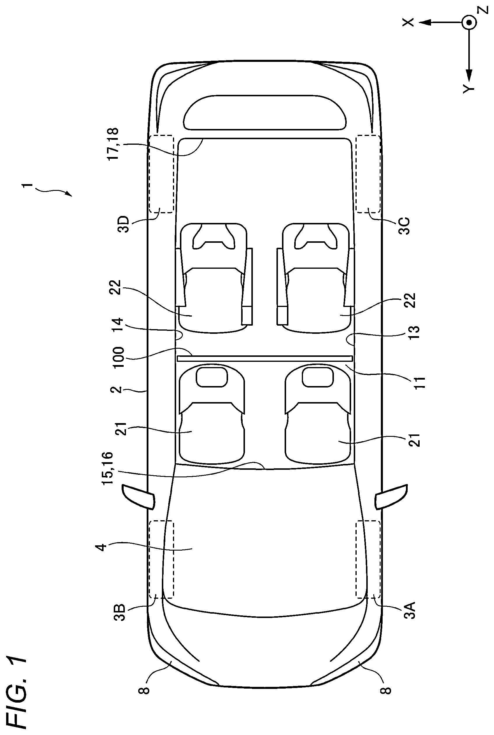 Patent US12613411 — Vehicle control method and display device — Figure 1