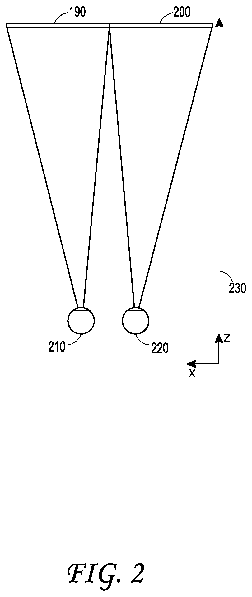 Patent US12613420 Figure 2 – Virtual and augmented reality display systems with emissive micro-displays