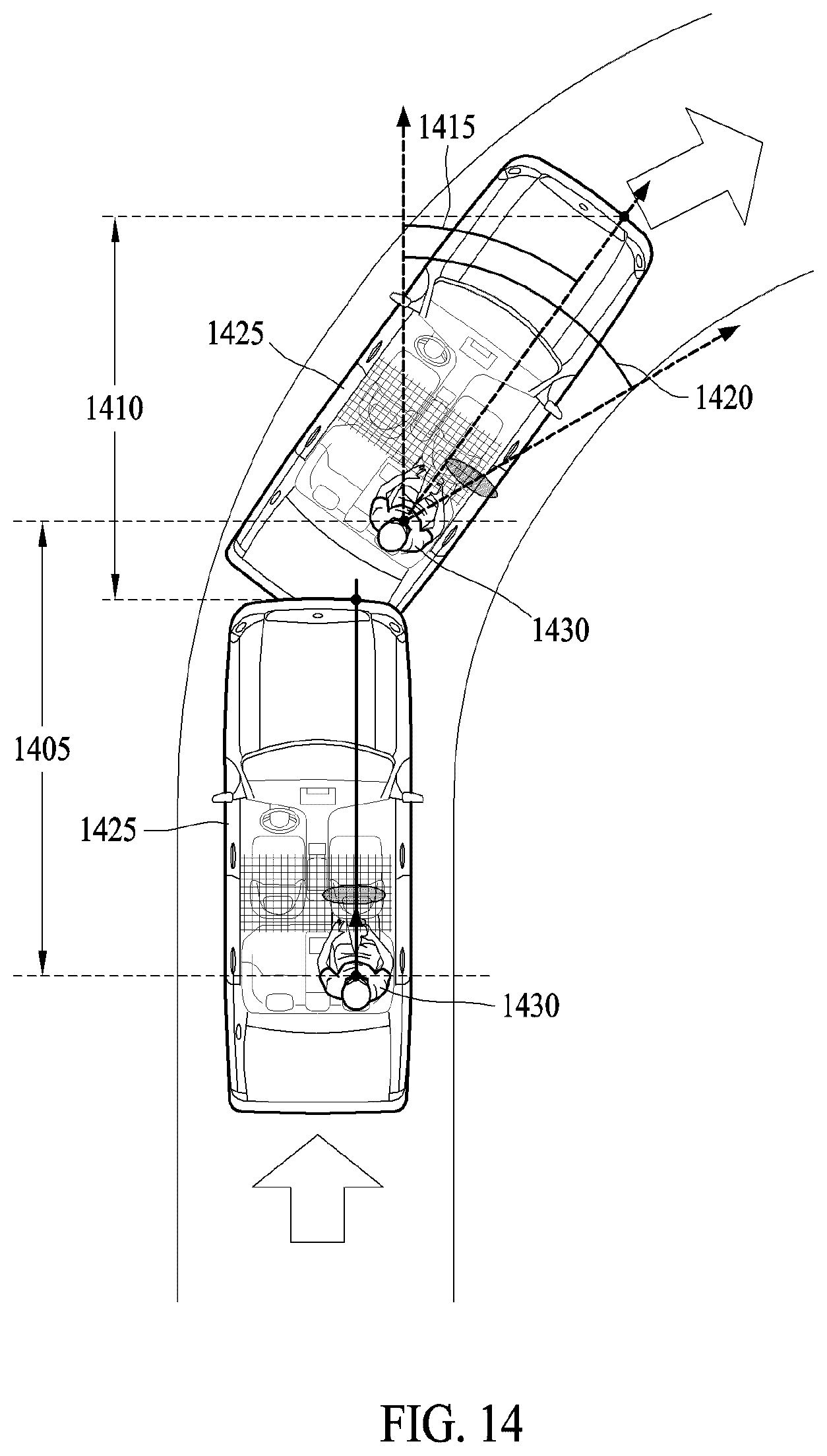 Patent US12613422 Figure 14 – Method for providing augmented reality content in vehicle, and wearable device and electronic device performing the same