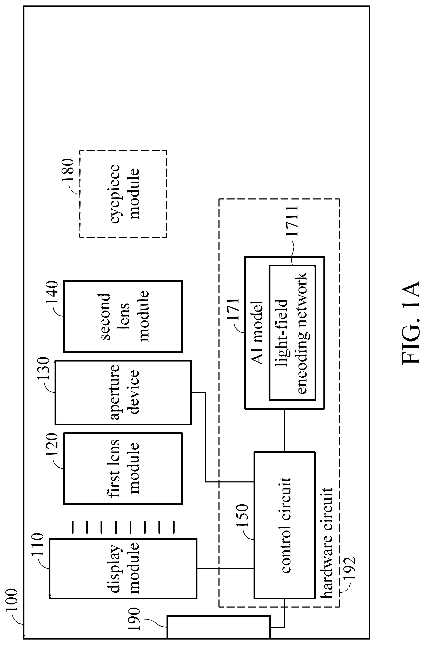 Patent US12613427 — Near-eye light-field display apparatus and method for displaying light field — Figure 1