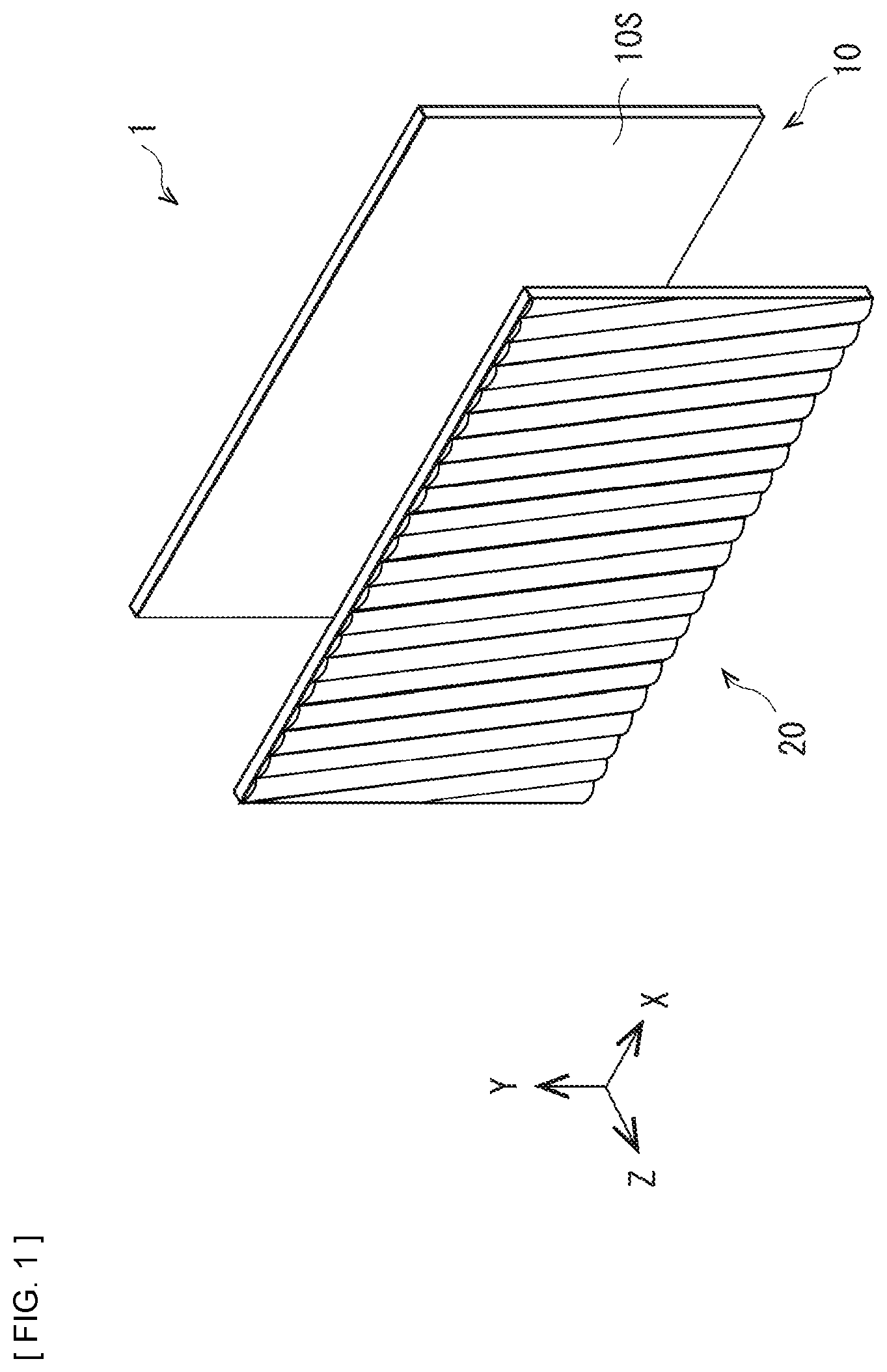 Patent US12613430 Figure 1 – Lens array and stereoscopic display apparatus