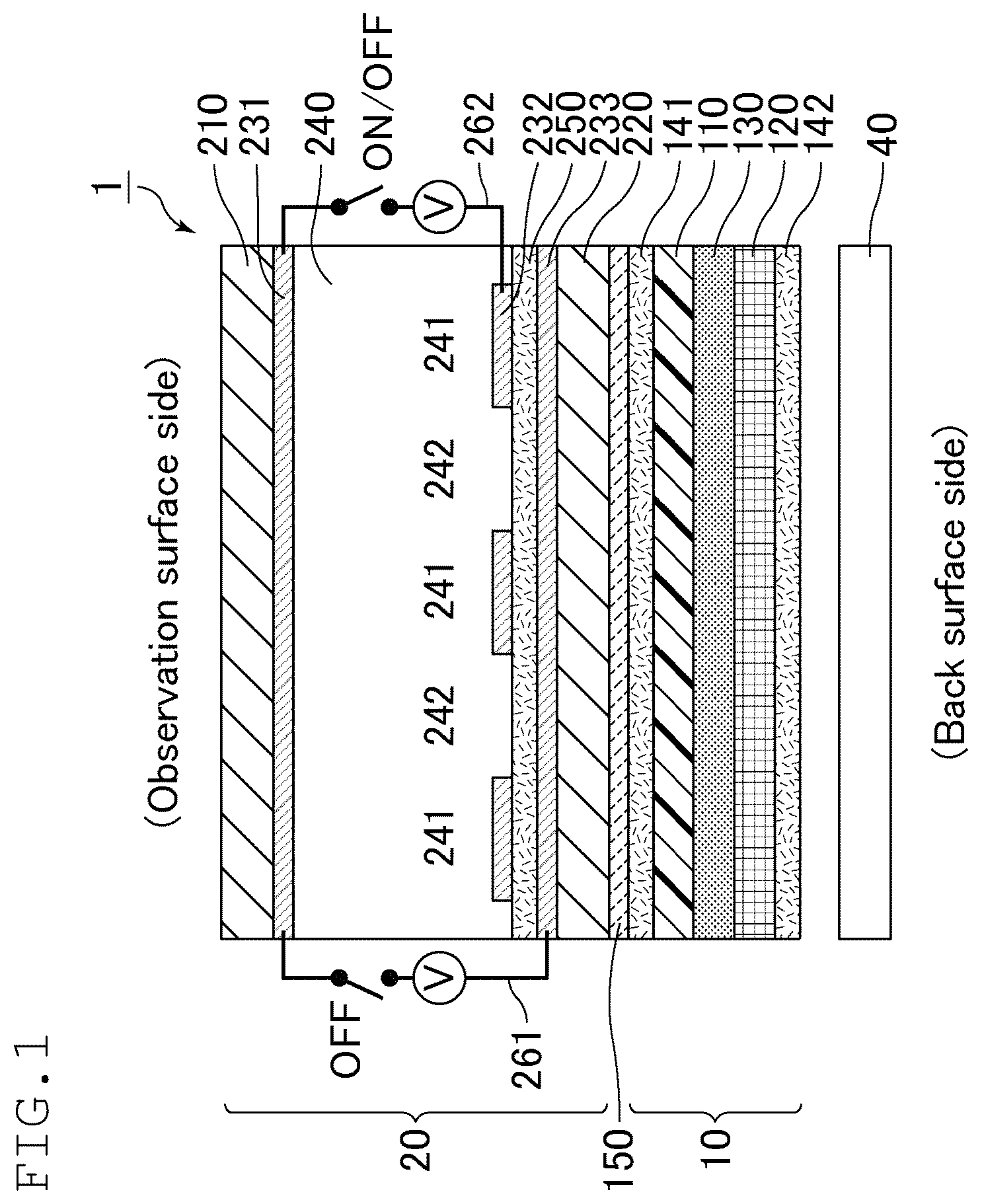 Patent US12613438 — Video display device — Figure 1
