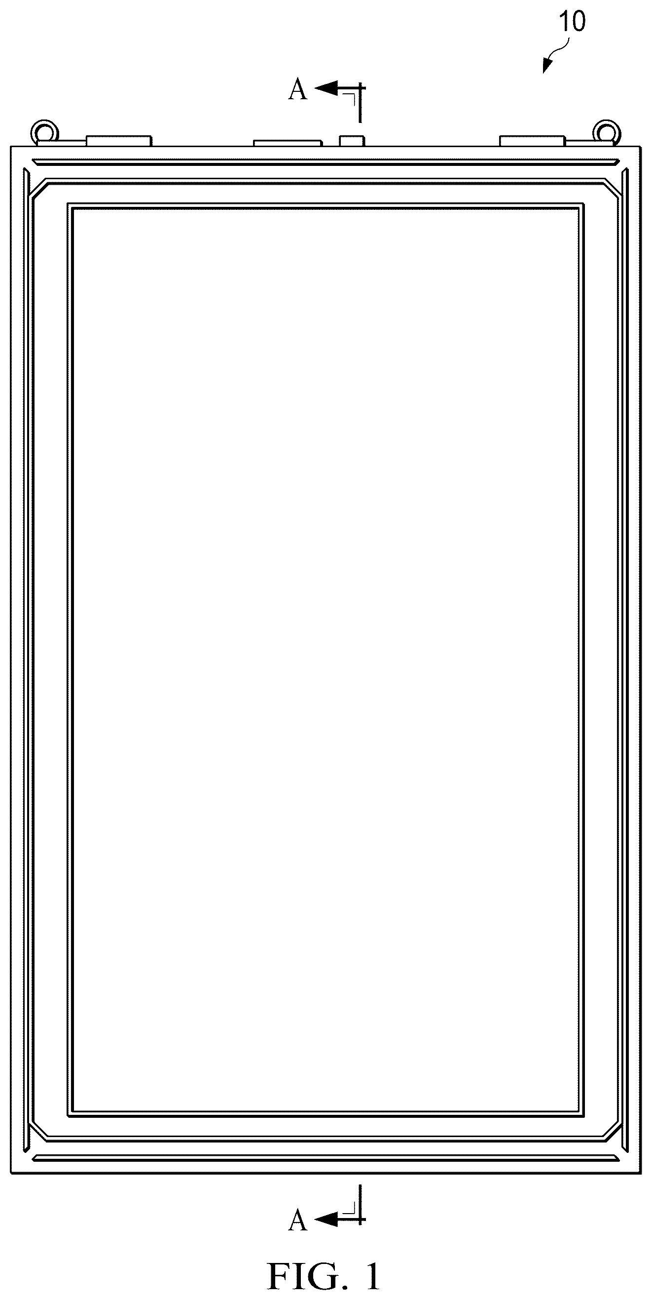 Patent US12613440 Figure 1 – Display assembly using structural adhesive