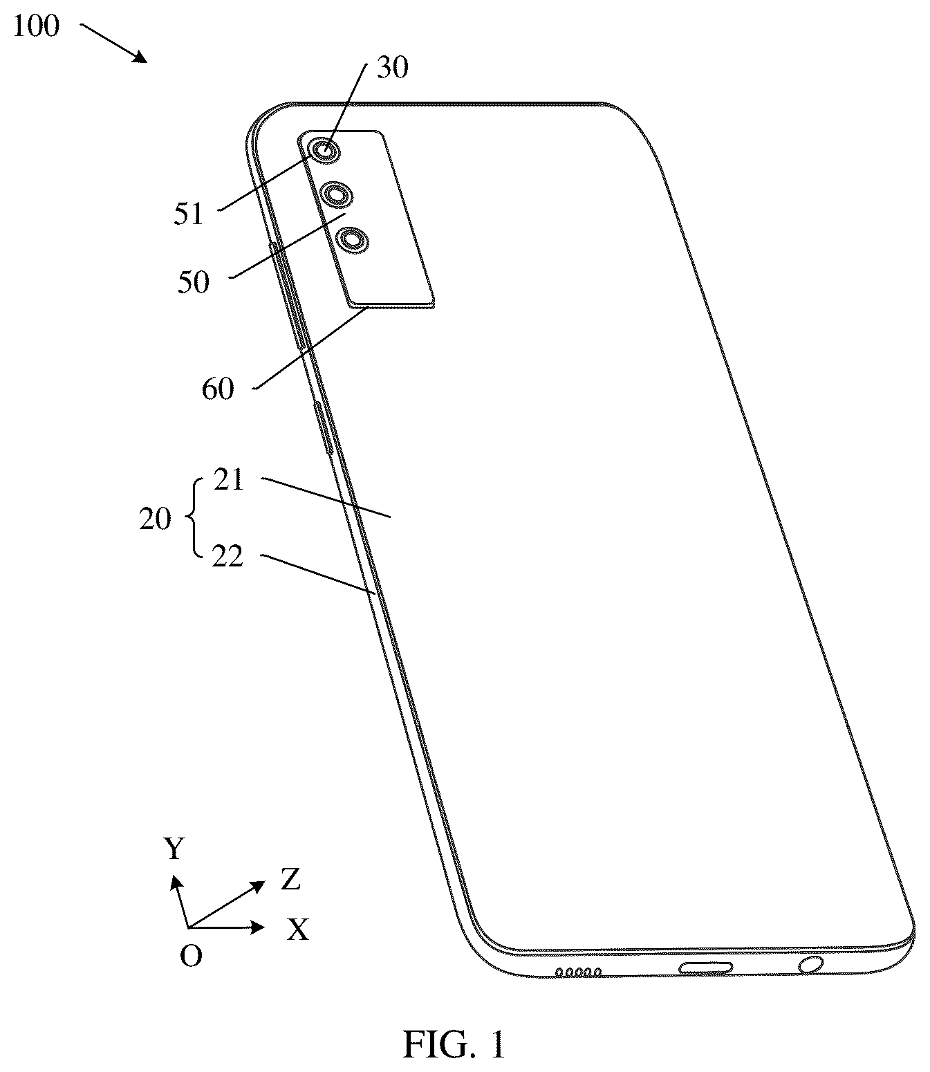 Patent US12613451 — Camera module and electronic device — Figure 1