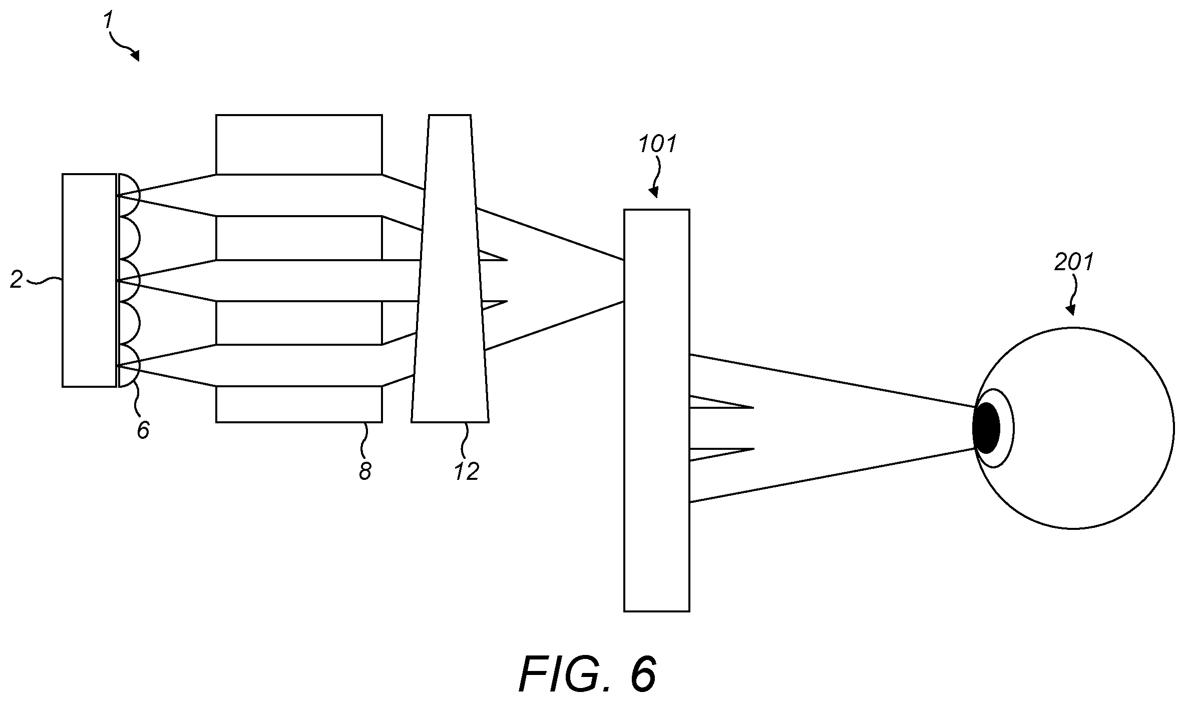 Patent US12613458 Figure 7 – LED illuminated projector