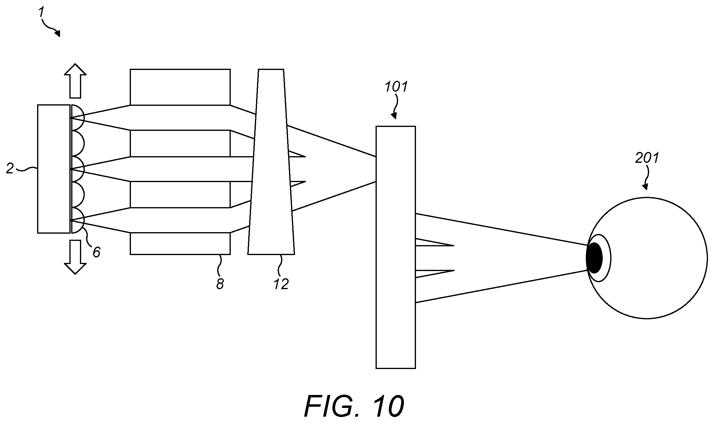 Patent US12613458 Figure 11 – LED illuminated projector