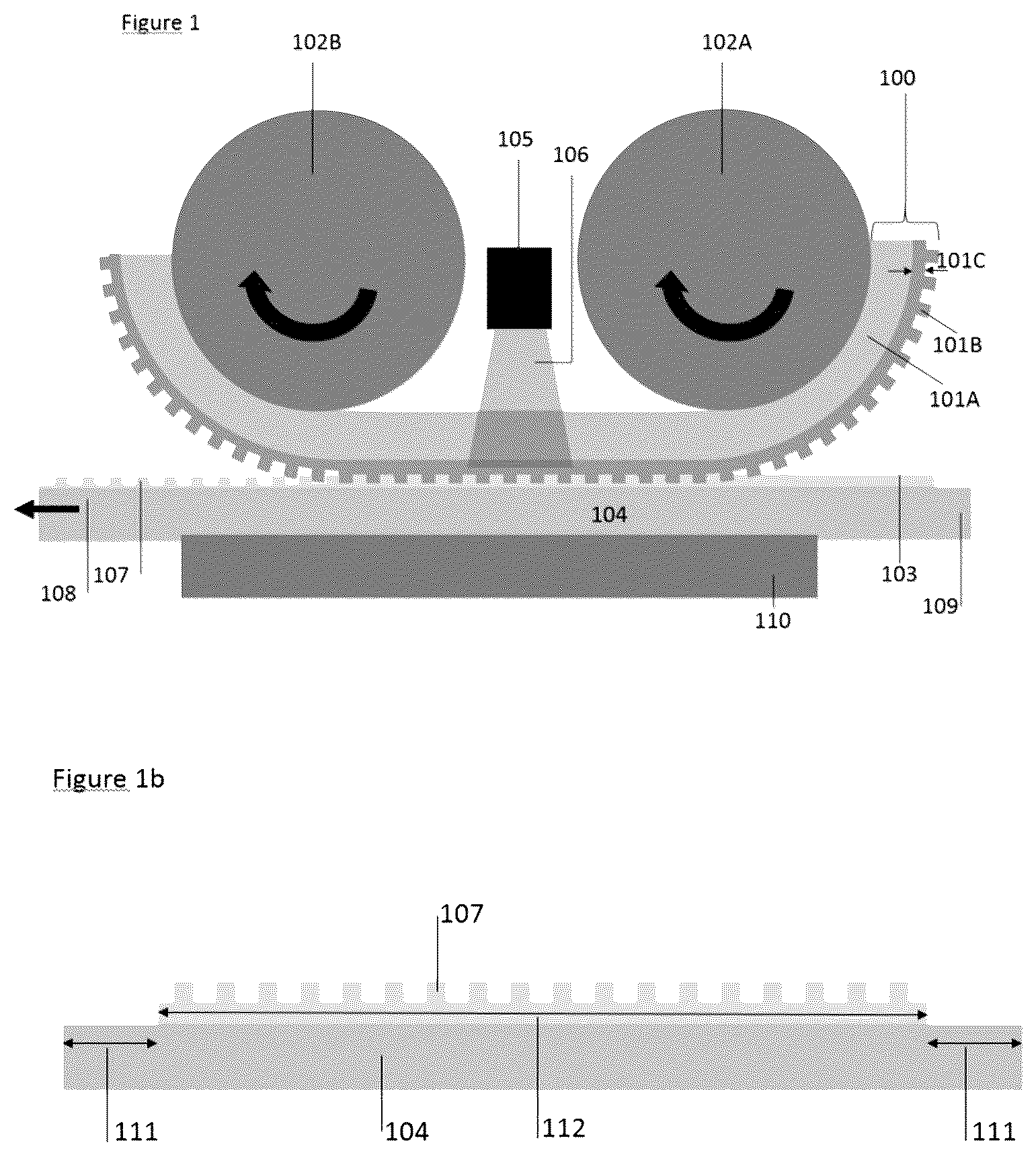 Patent US12613464 — Method for texturing discrete substrates — Figure 1