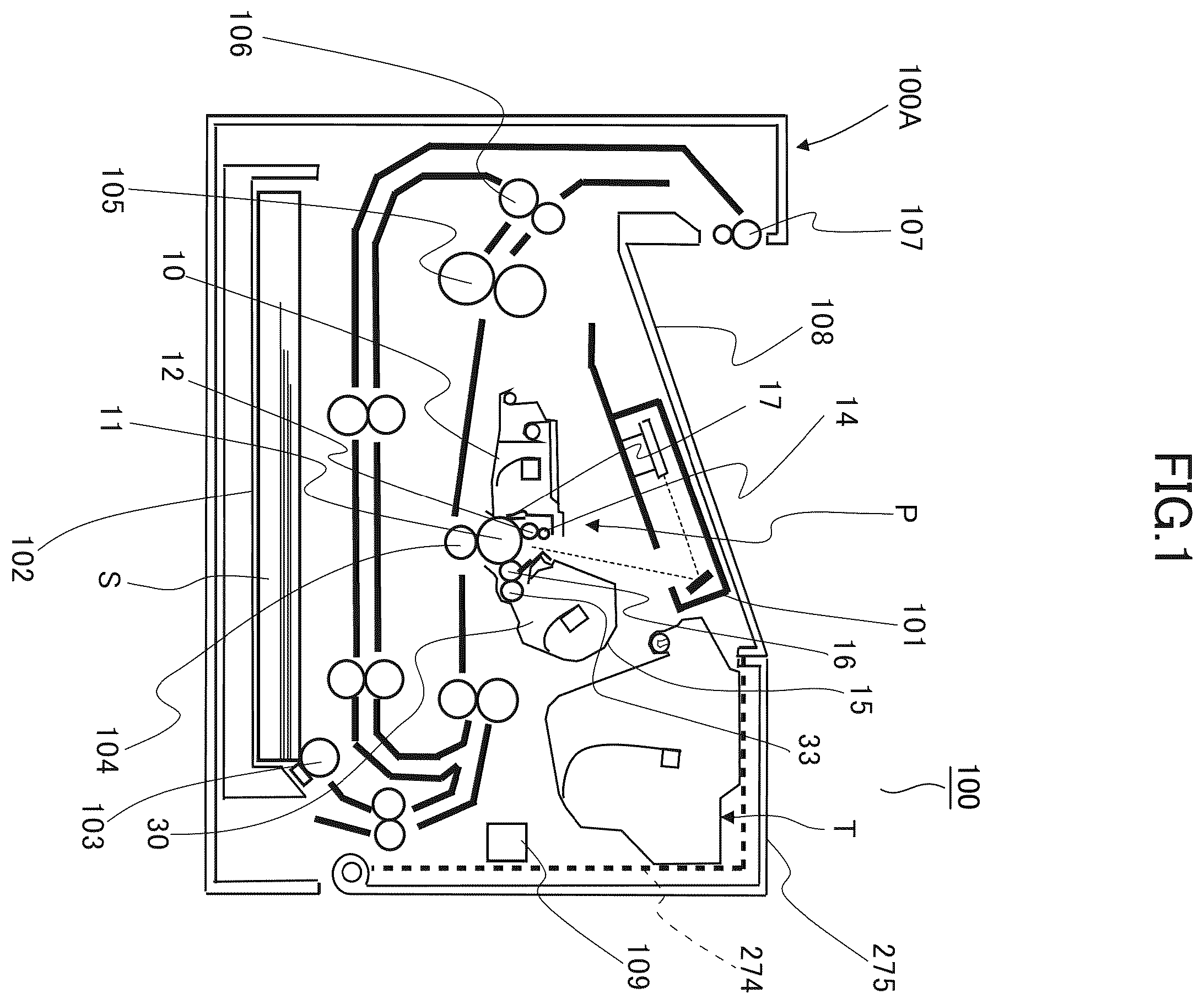 Patent US12613490 — Image forming apparatus with positioning mechanism for detection unit and for contact unit — Figure 1