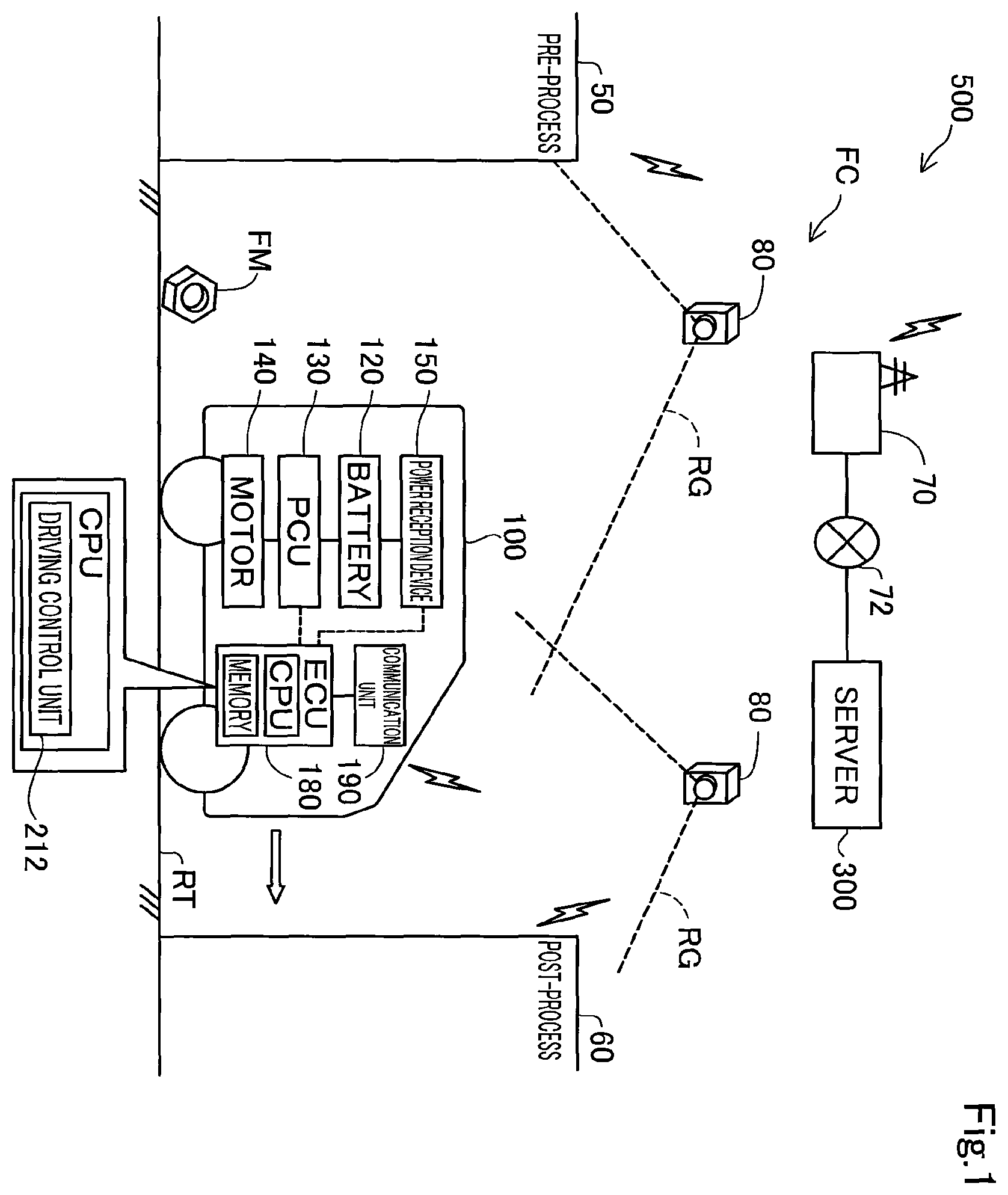 Patent US12613531 — Abnormality detection device, detection device, and vehicle — Figure 1