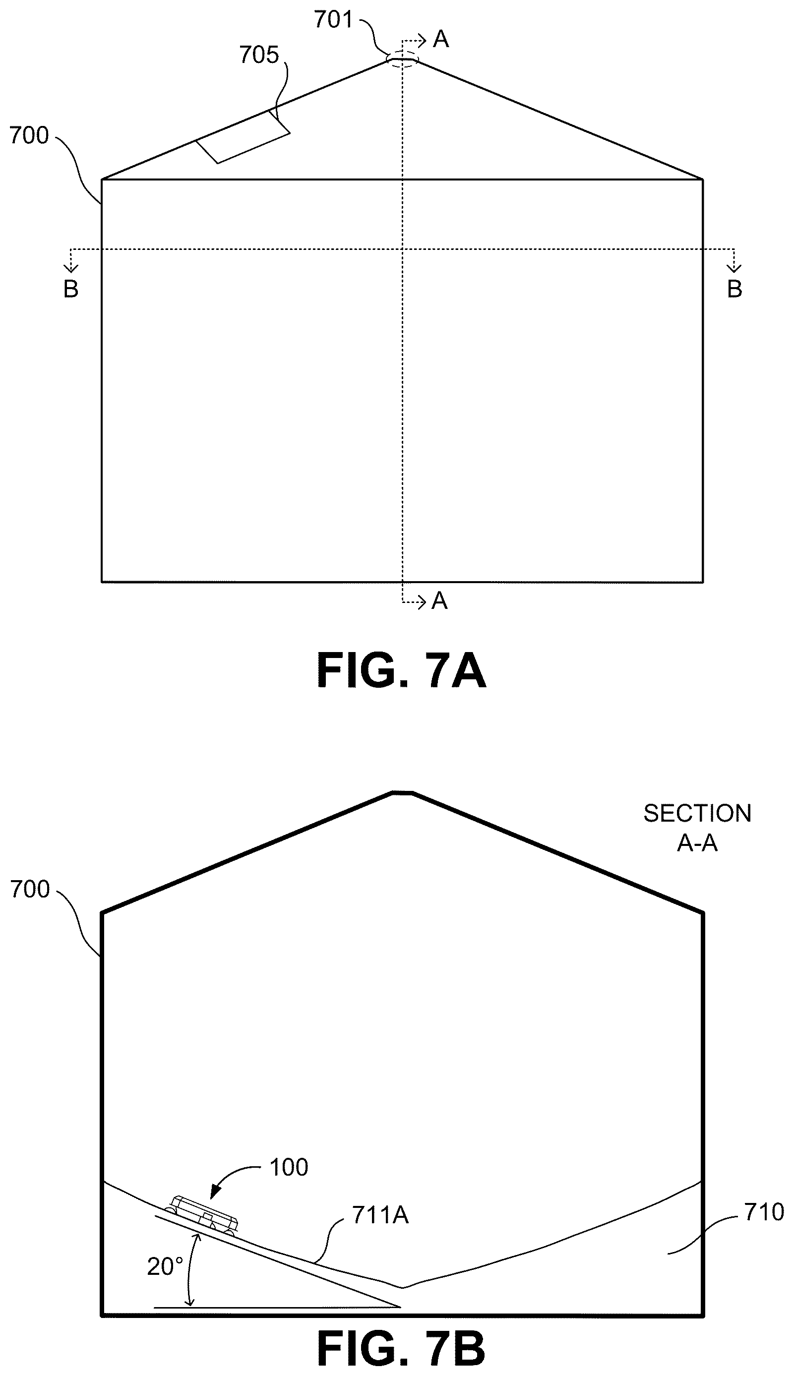 Patent US12613536 Figure 11 – Localization of a device within an enclosed bulk store for granular material