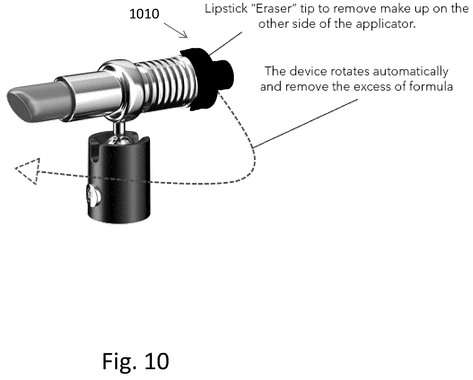 Patent US12613538 Figure 13 – Smart system and ecosystem for cosmetic applicator configured for users with limited mobility