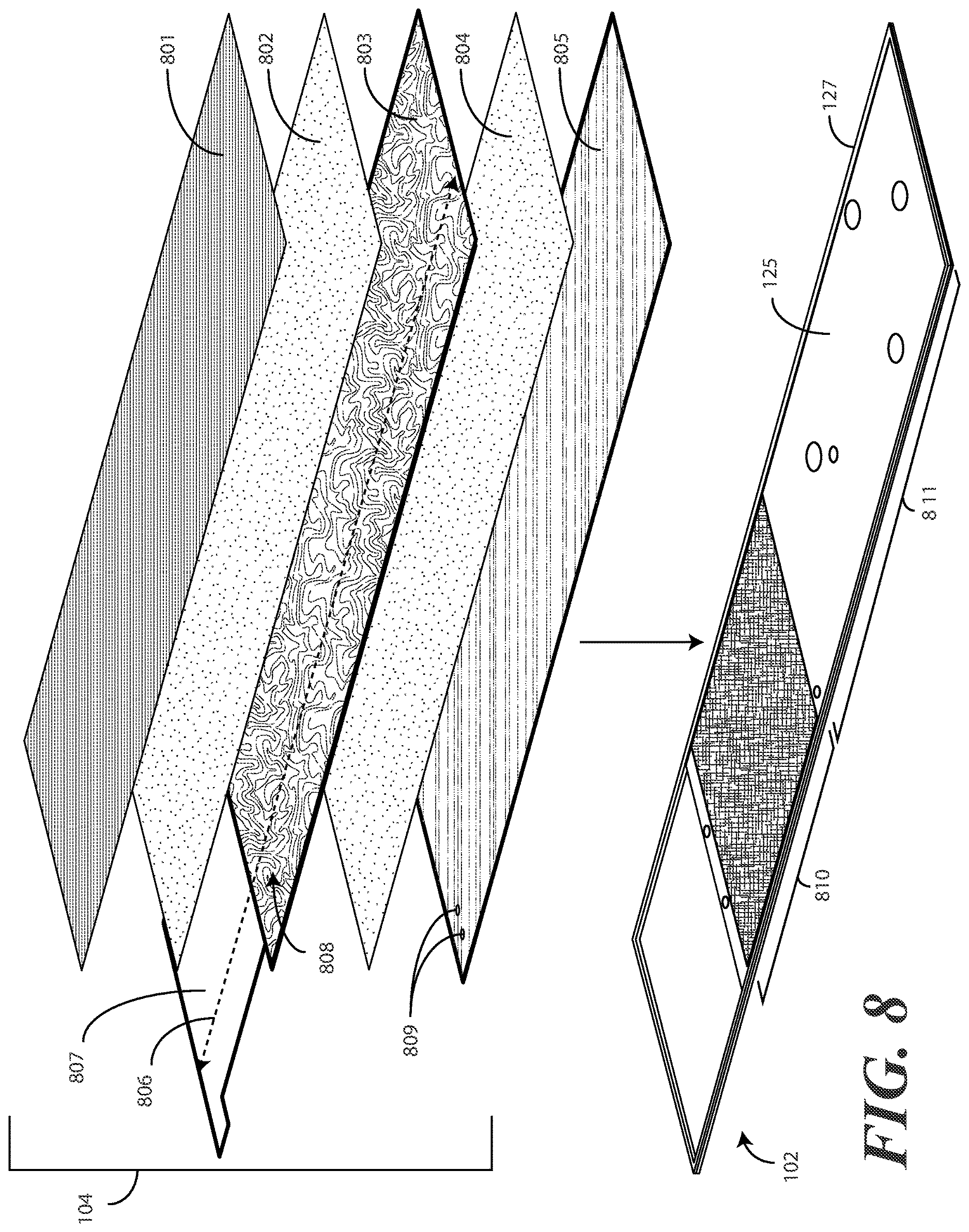 Patent US12613550 Figure 5 – Electronic devices with translating flexible displays and corresponding methods for managing display position as a function of content presentation