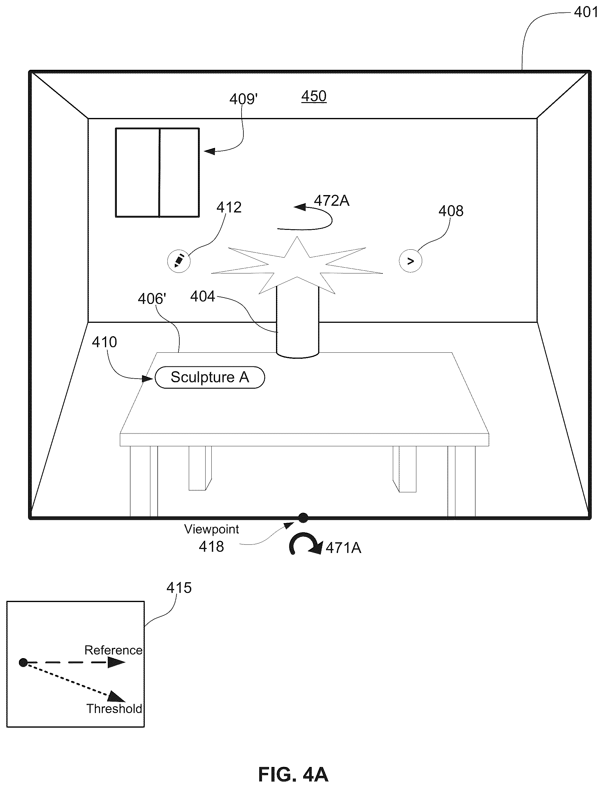 Patent US12613575 Figure 9 – Systems and methods of transitioning display of a three-dimensional object based on tilt