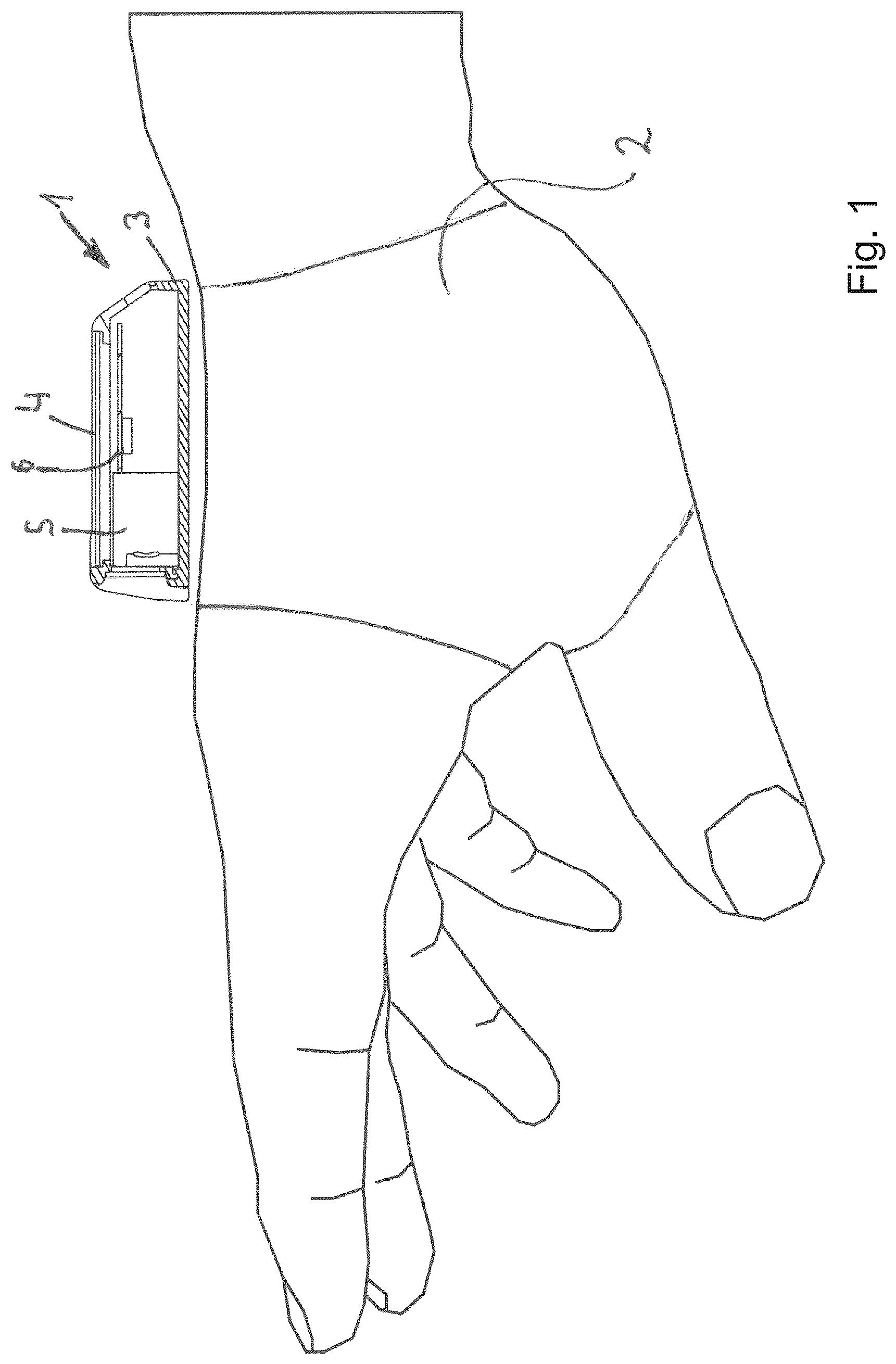 Patent US12613585 — Barcode reader with motion-based triggering — Figure 1