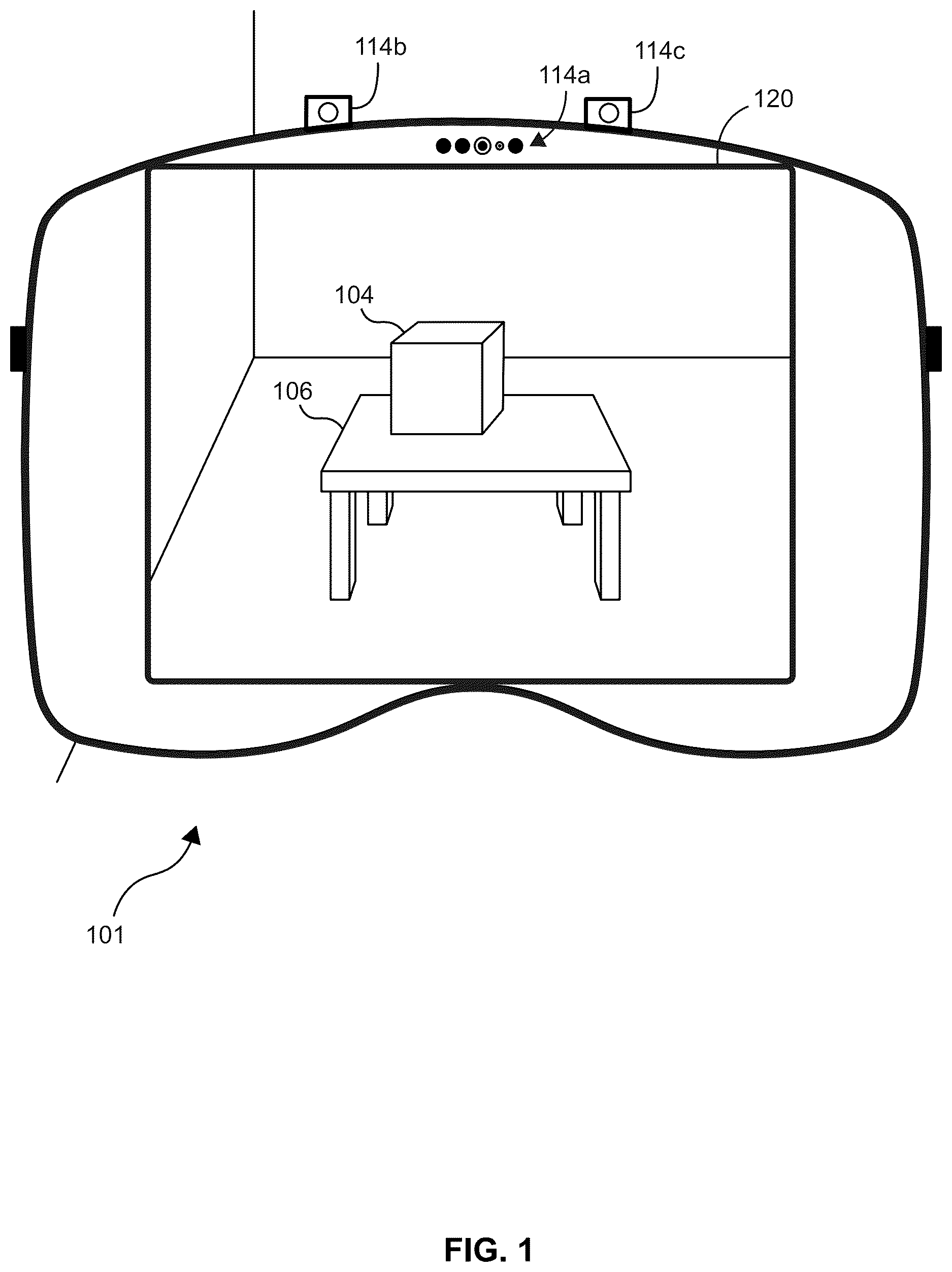 Patent US12613609 Figure 1 – Systems and methods of motion-based user interfaces
