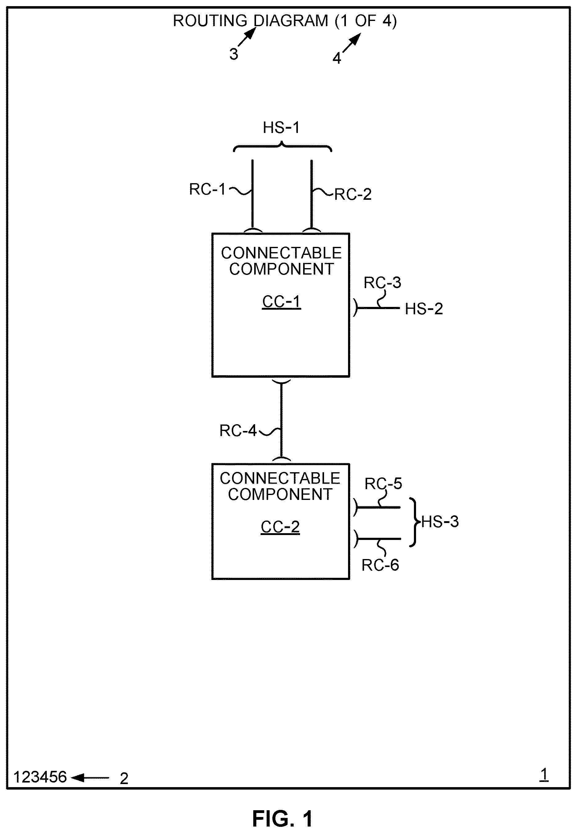 Patent US12613618 — Method and system for displaying multiple routing diagrams — Figure 1