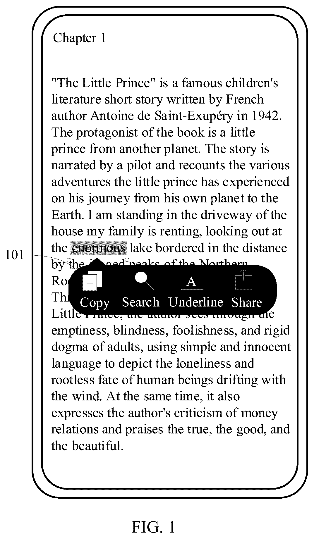 Patent US12613620 — Translation method and electronic device — Figure 1