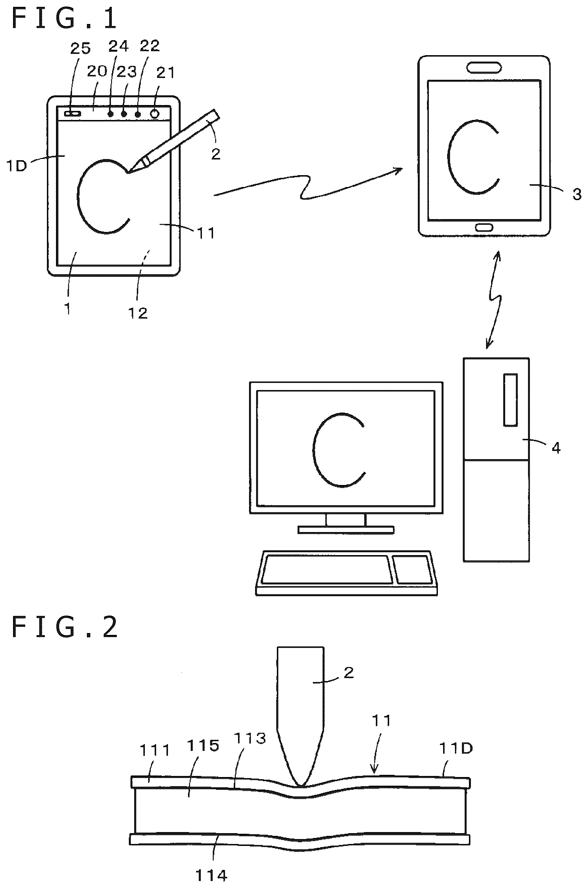 Patent US12613629 — Handwriting input device — Figure 1