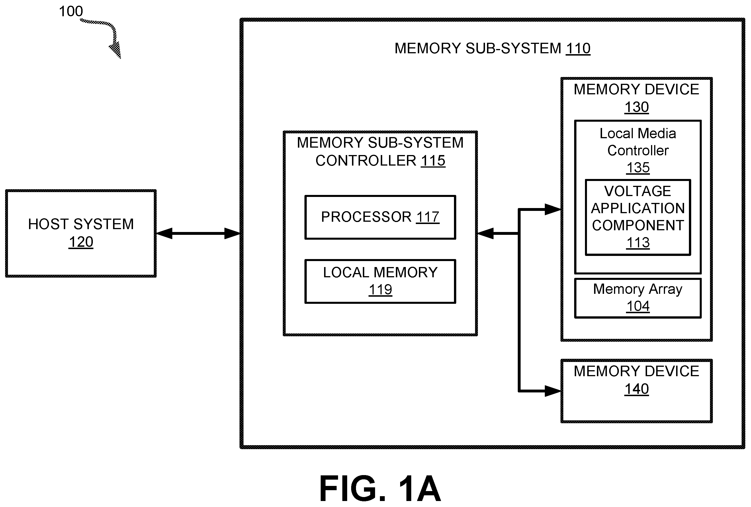 Patent US12613653 — Low pass through voltage on lower tier wordlines for read disturb improvement — Figure 1