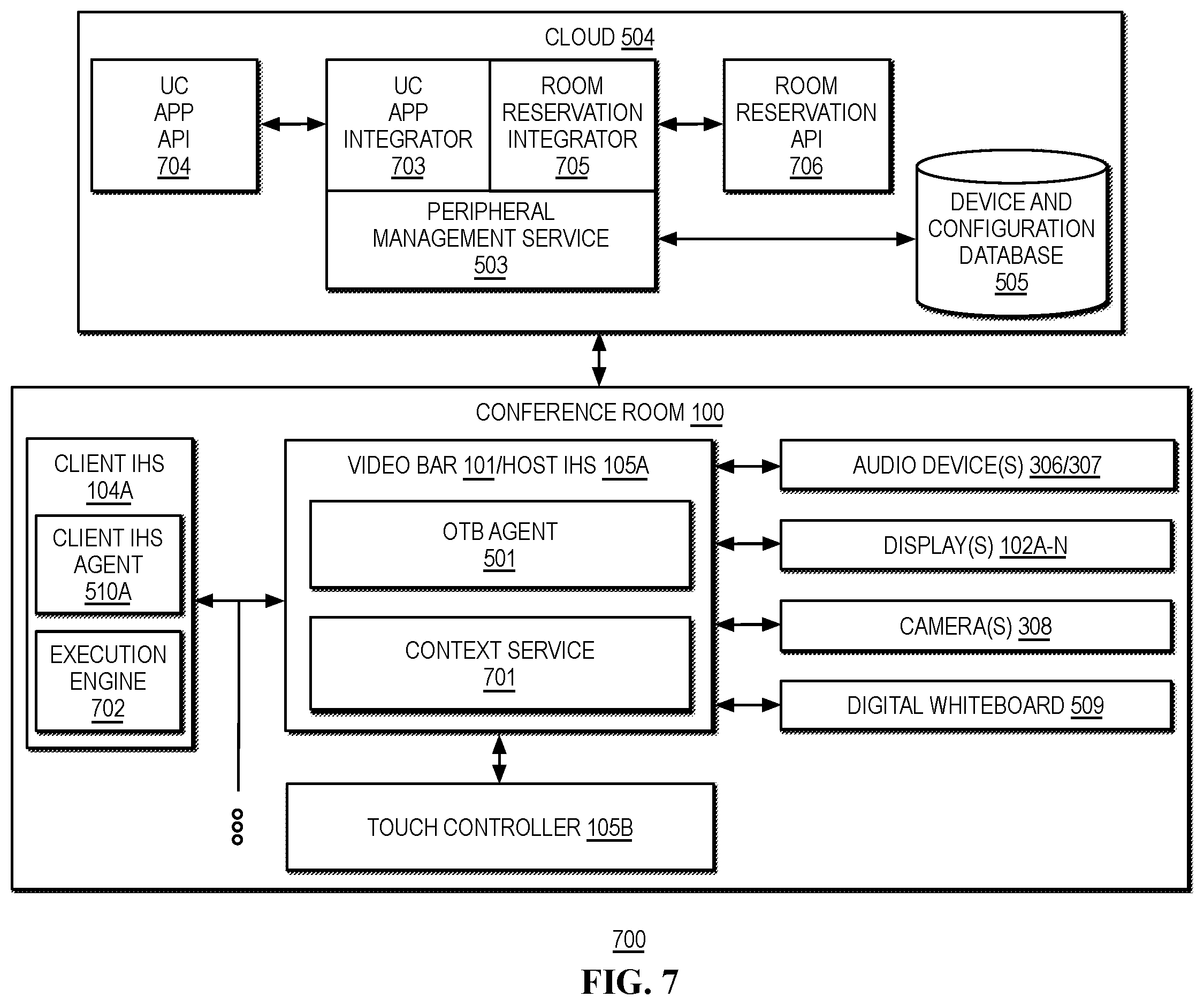 Patent US12613667 Figure 8 – Systems and methods for automation of projection mode based on display detection