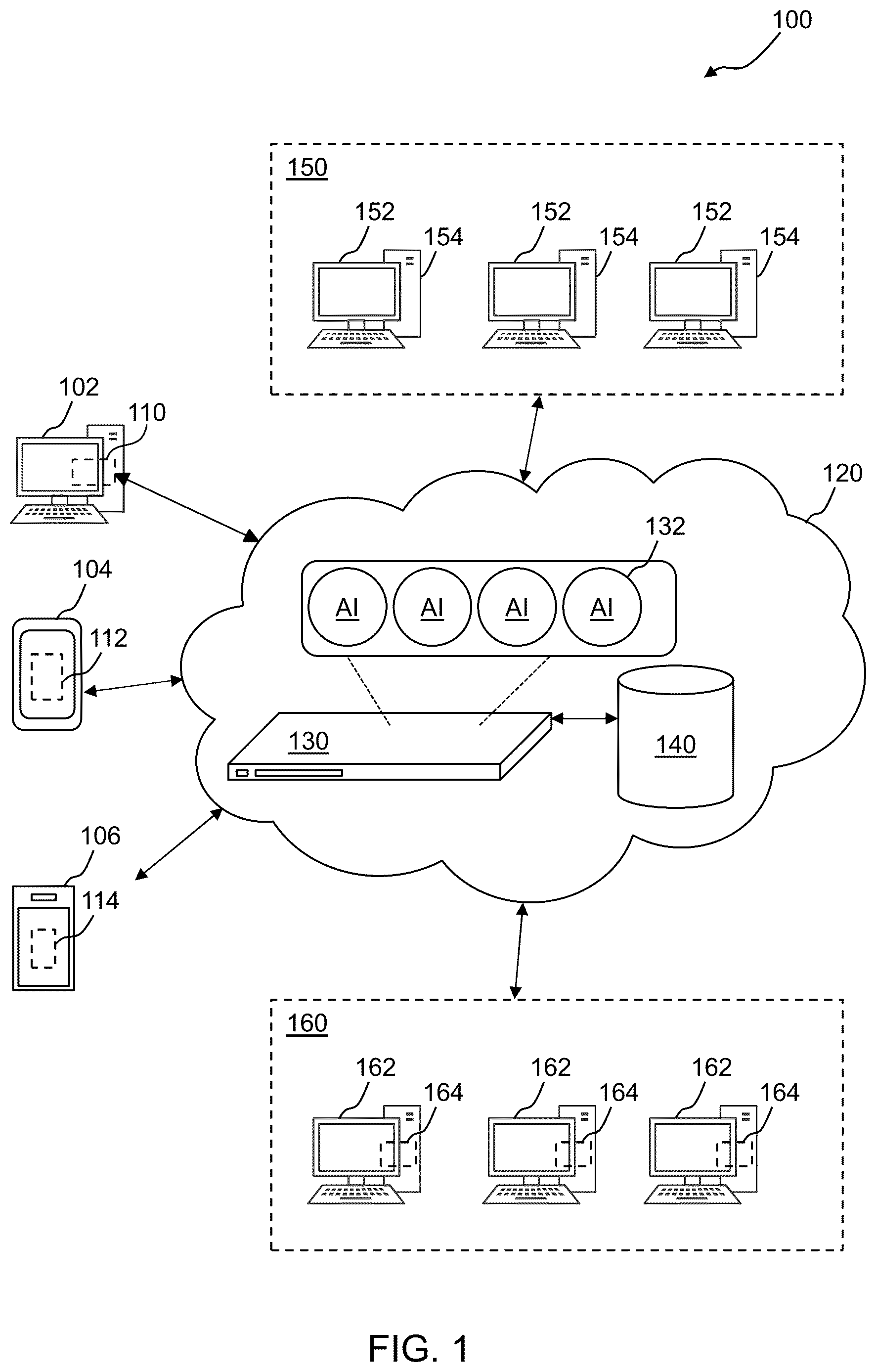 Patent US12613678 — Hypertext transfer protocol recorder of a robotic process automation workflow designer application — Figure 1