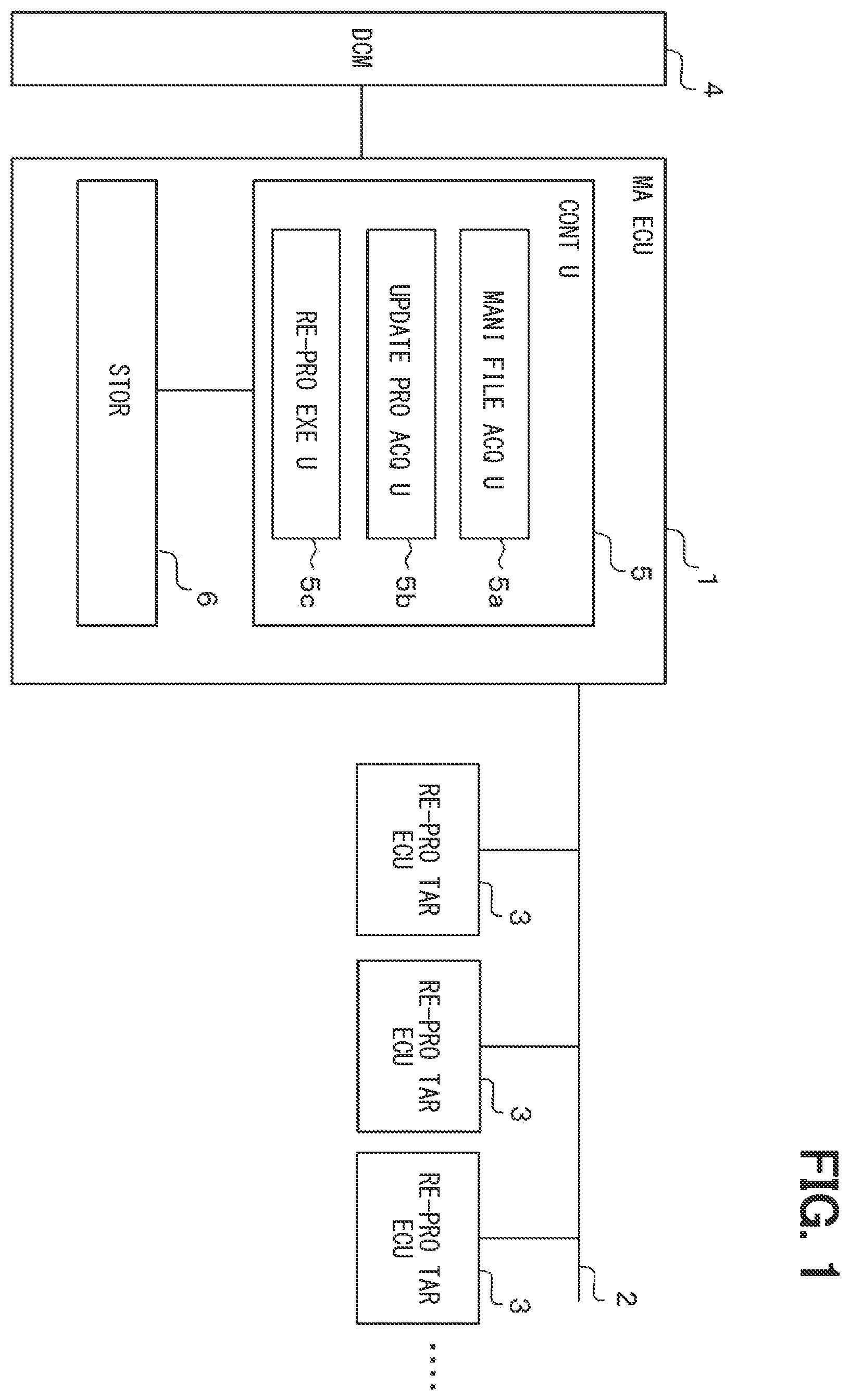Patent US12613689 Figure 1 – Electronic control device, reprogram execution method, and non-transitory computer readable storage medium