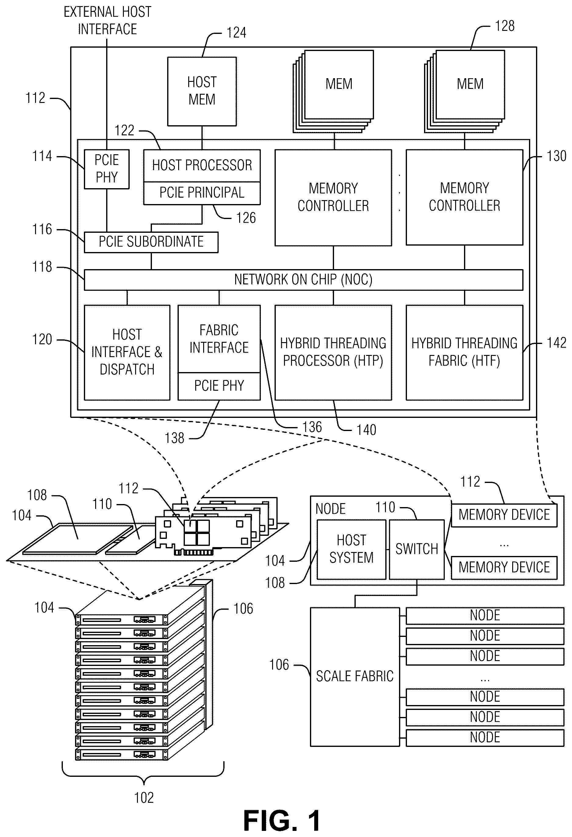 Patent US12613767 — Parking threads in barrel processor for managing hazard clearing — Figure 1