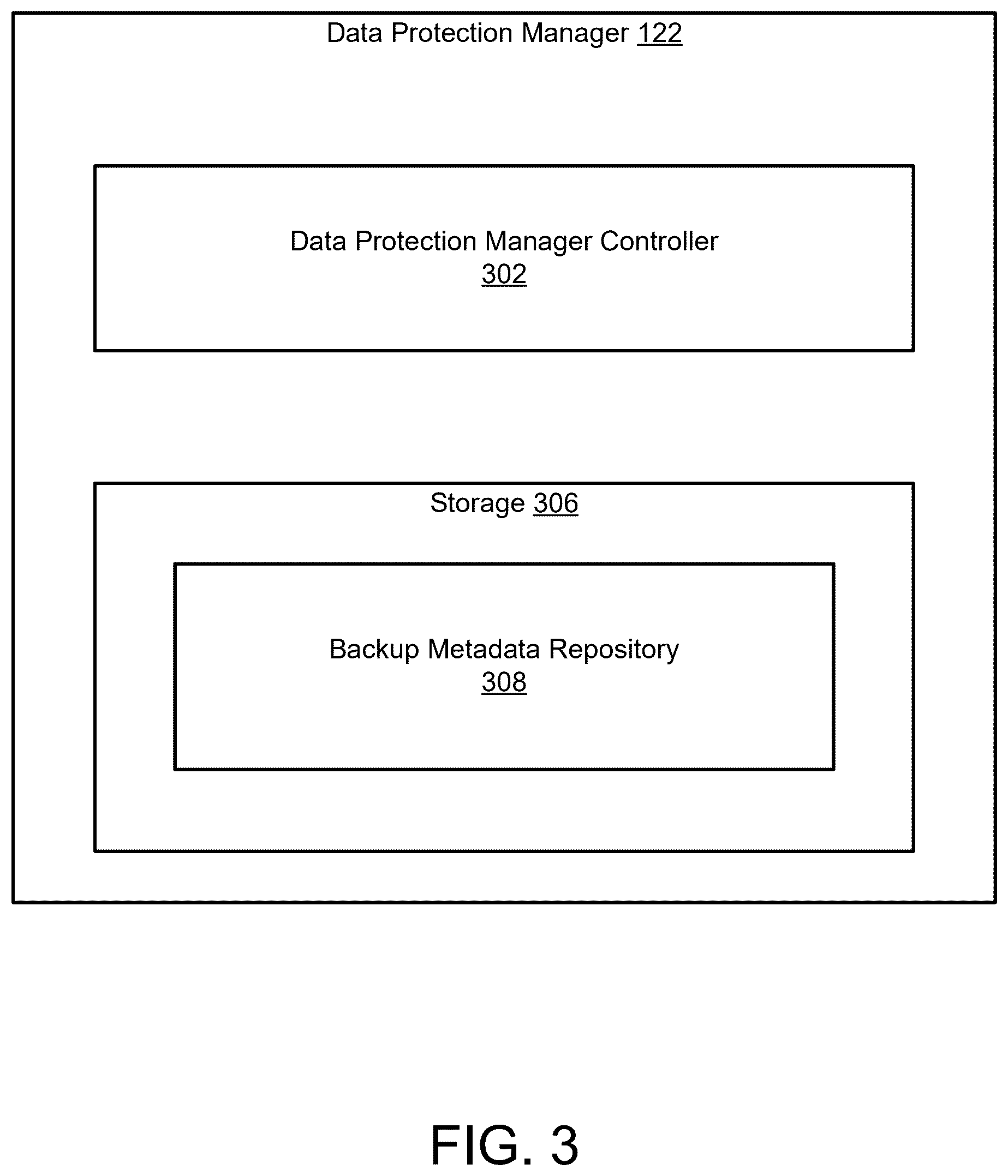 Patent US12613783 Figure 3 – Enabling restoration of virtual machine when backup contains abnormal portions