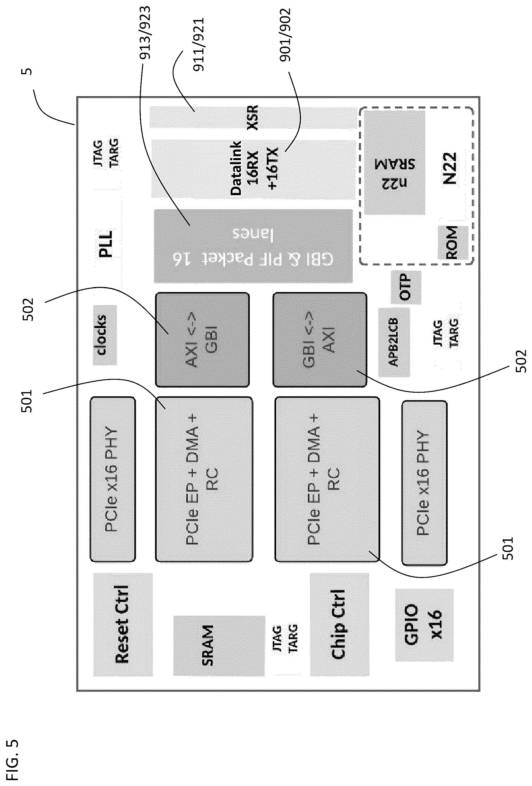 Patent US12613811 Figure 6 – Computer architecture with disaggregated memory and high-bandwidth communication interconnects
