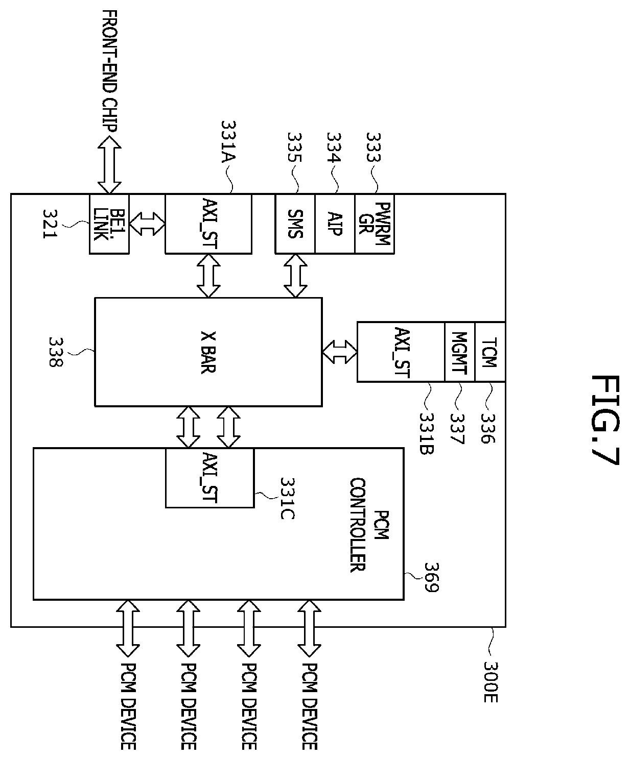 Patent US12613814 Figure 7 – Devices using chiplet based storage architectures