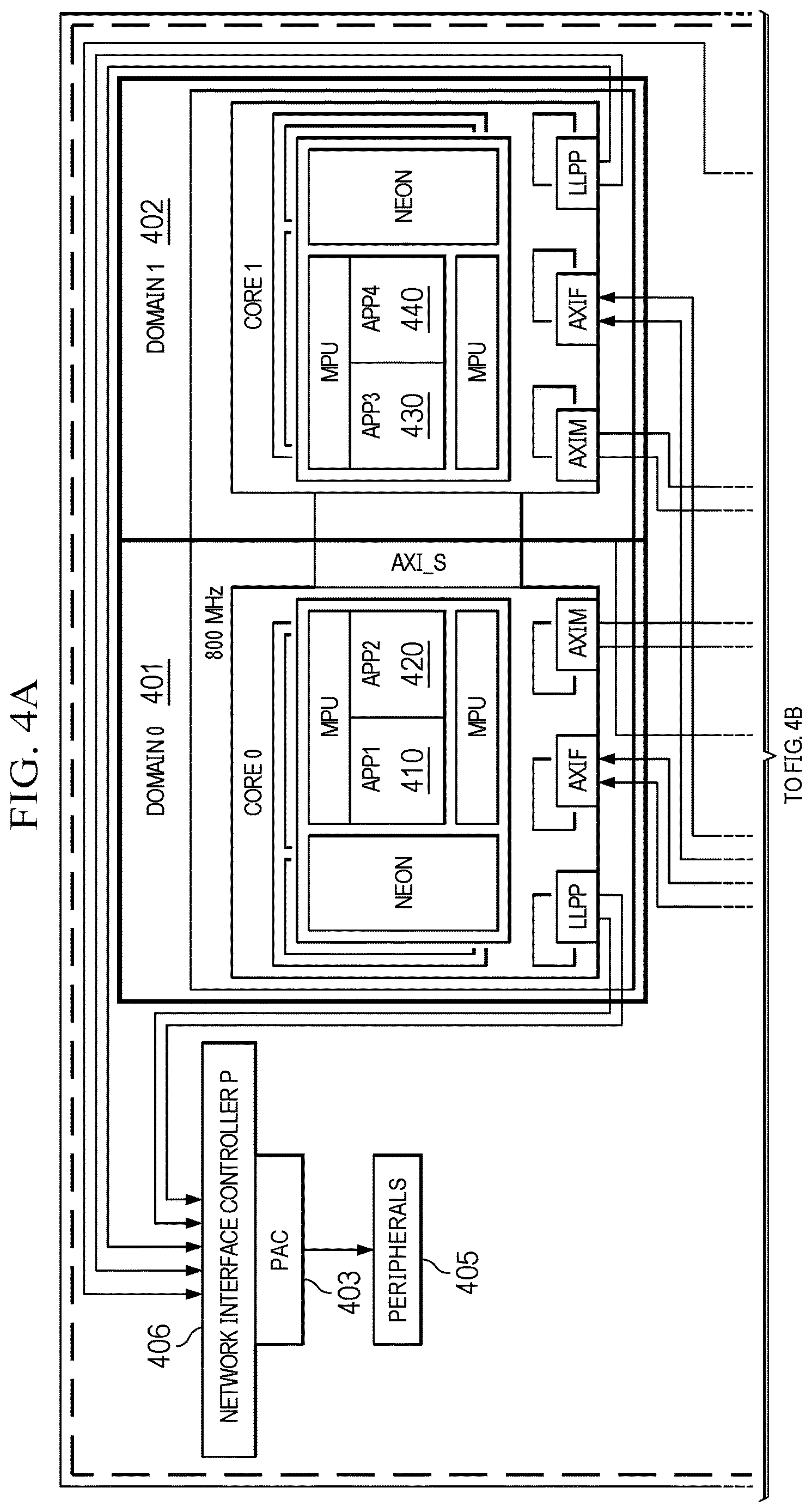 Patent US12613818 Figure 4 – Hardware integrated quality of service (HiQoS)
