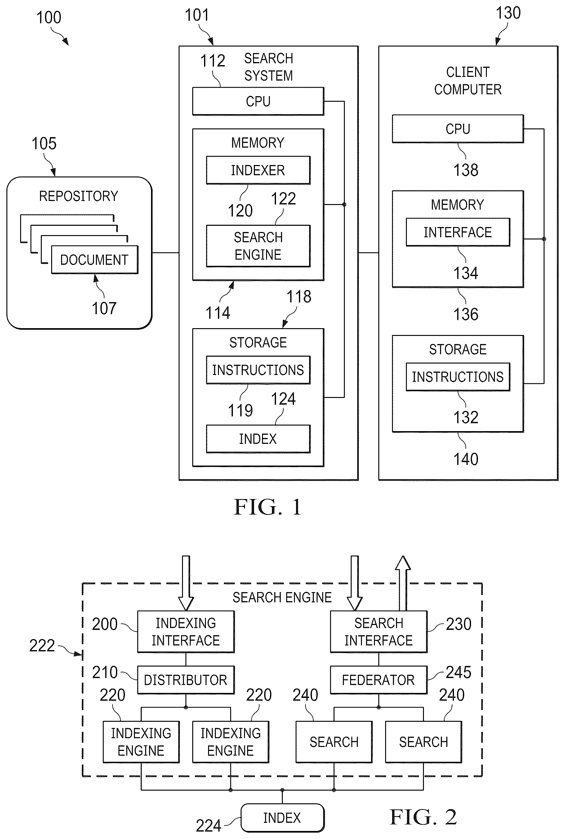 Patent US12613891 — System and method for recommendation of terms, including recommendation of search terms in a search system — Figure 1