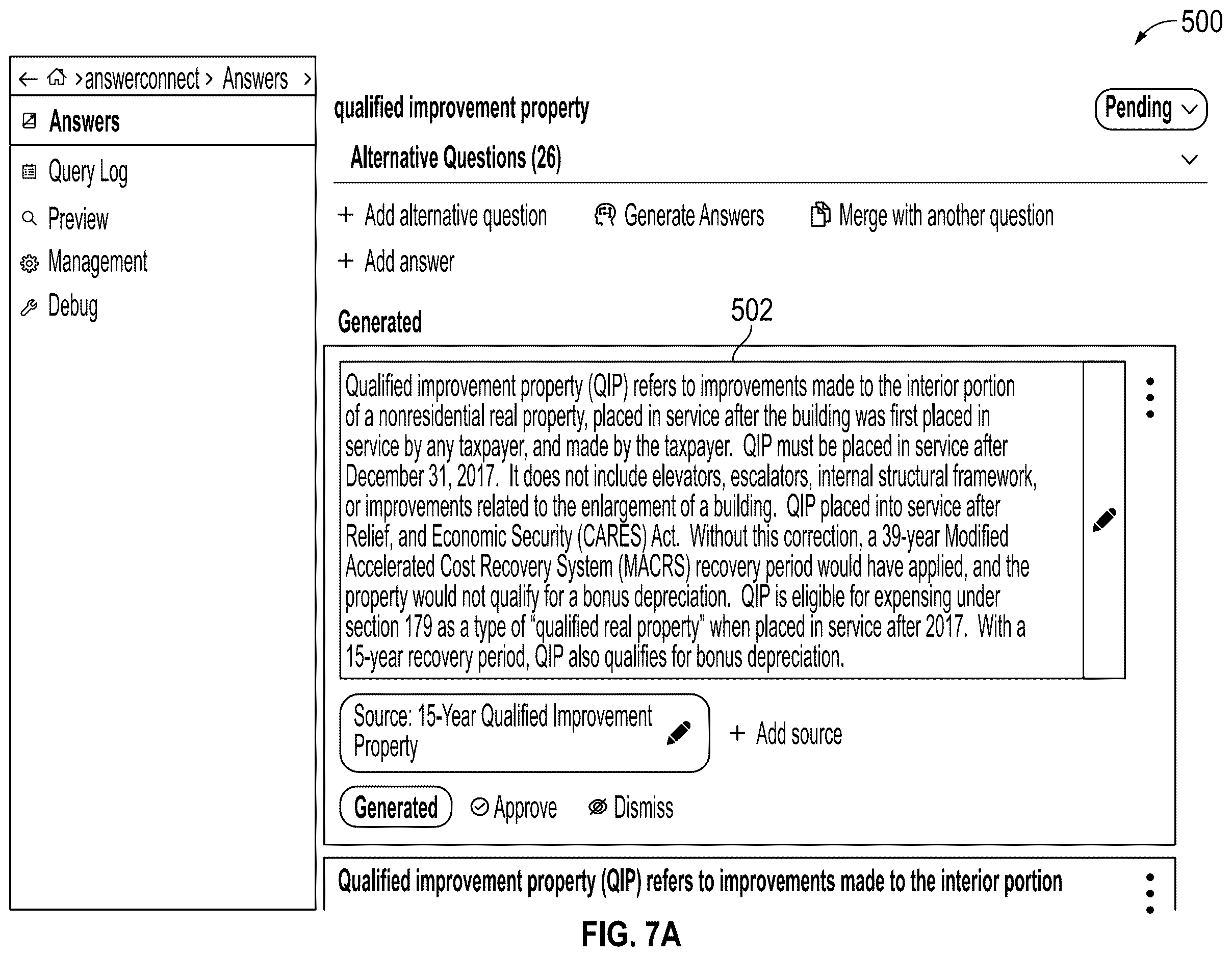 Patent US12613898 Figure 7 – Systems and methods for data-driven query and response generation