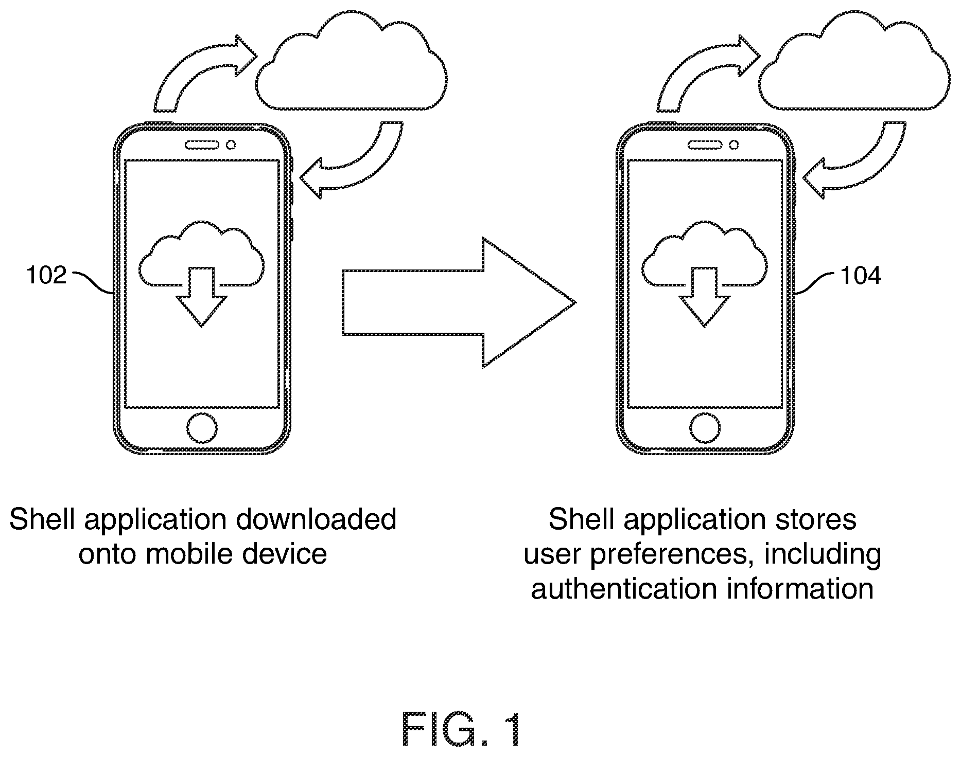 Patent US12613944 — Portal application as authenticator — Figure 1