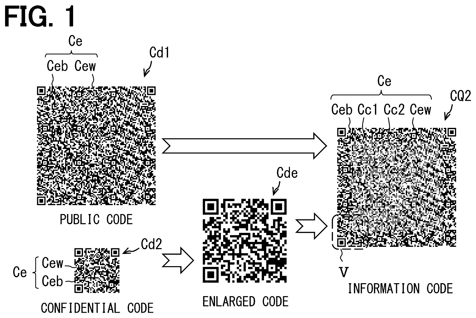 Patent US12614049 — Display medium and code reading method — Figure 1