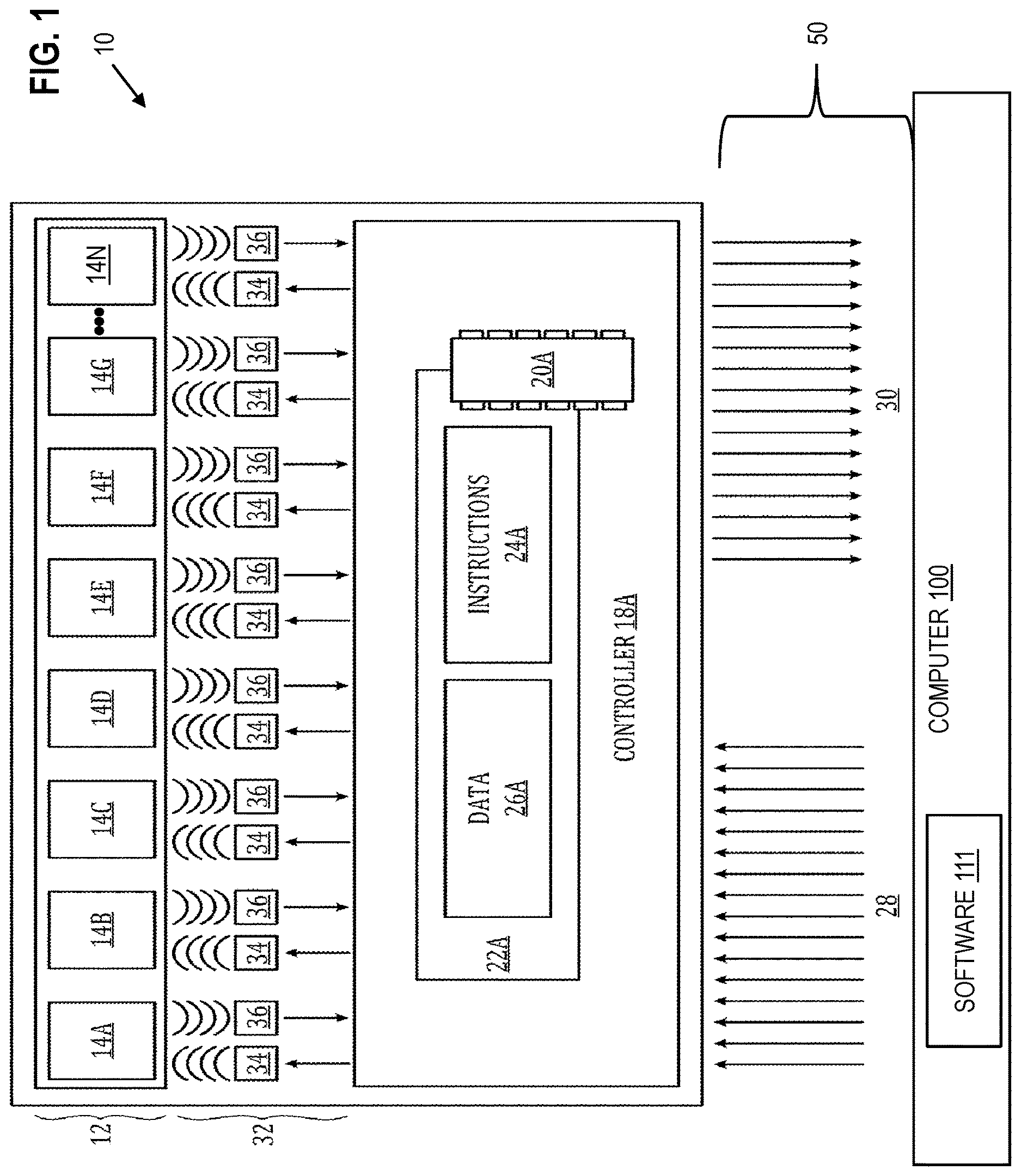 Patent US12614100 — Geometrically enhanced Clifford quantum computer — Figure 1