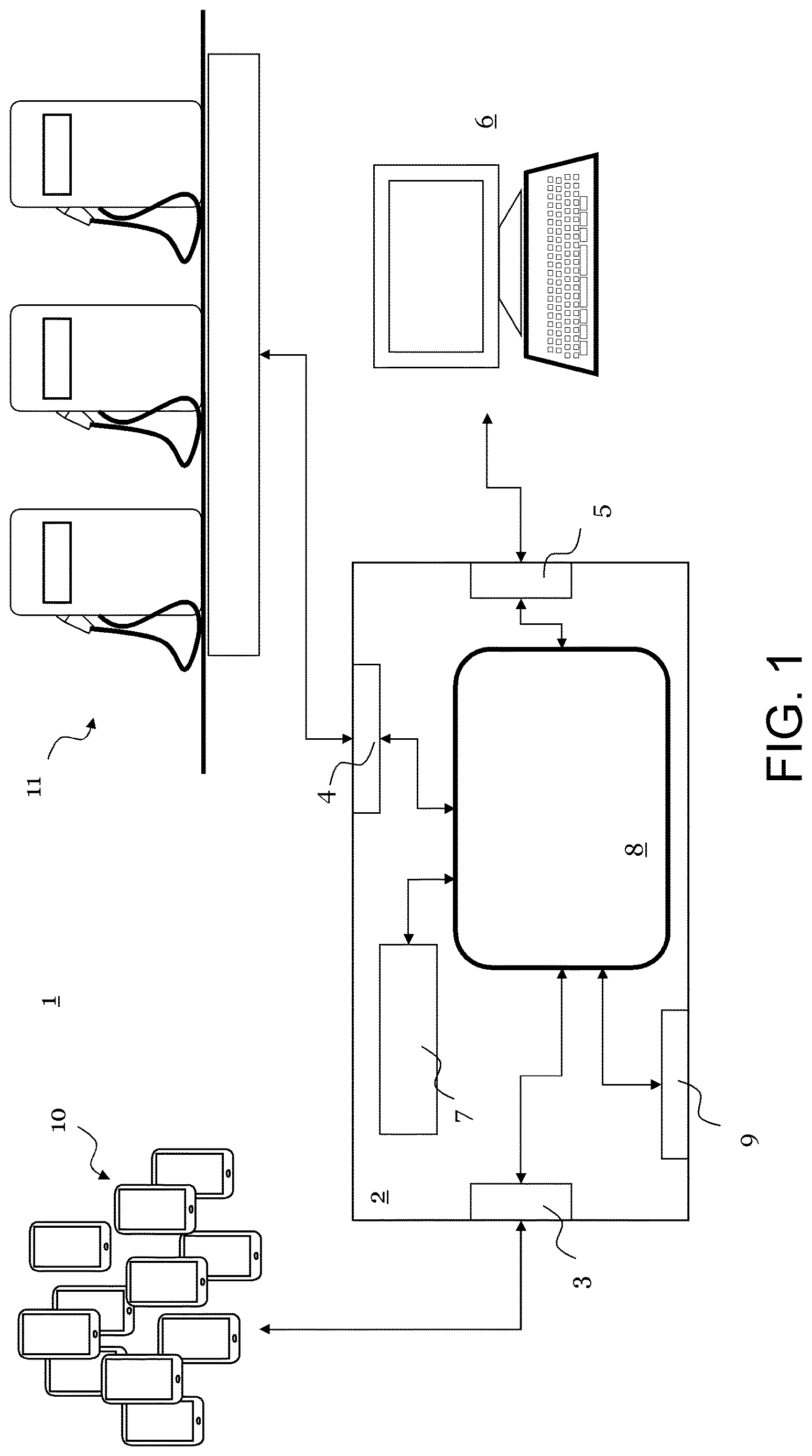 Patent US12614135 — Method for improving automated scheduling, scheduling server and system for automated scheduling — Figure 1