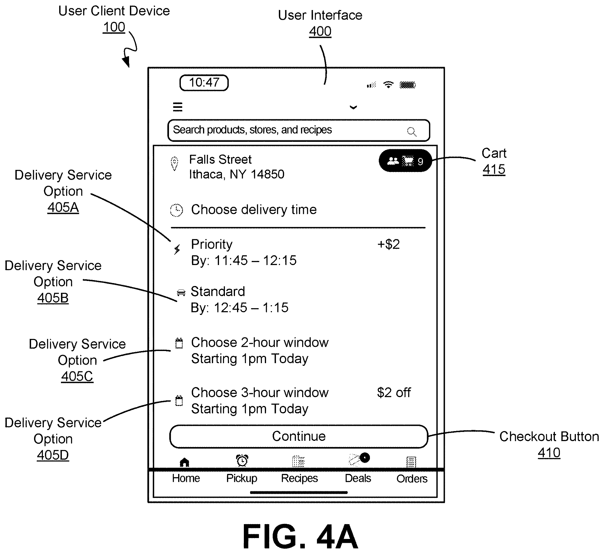 Patent US12614146 Figure 4 – Machine learning prediction of late deliveries of orders placed with an online system
