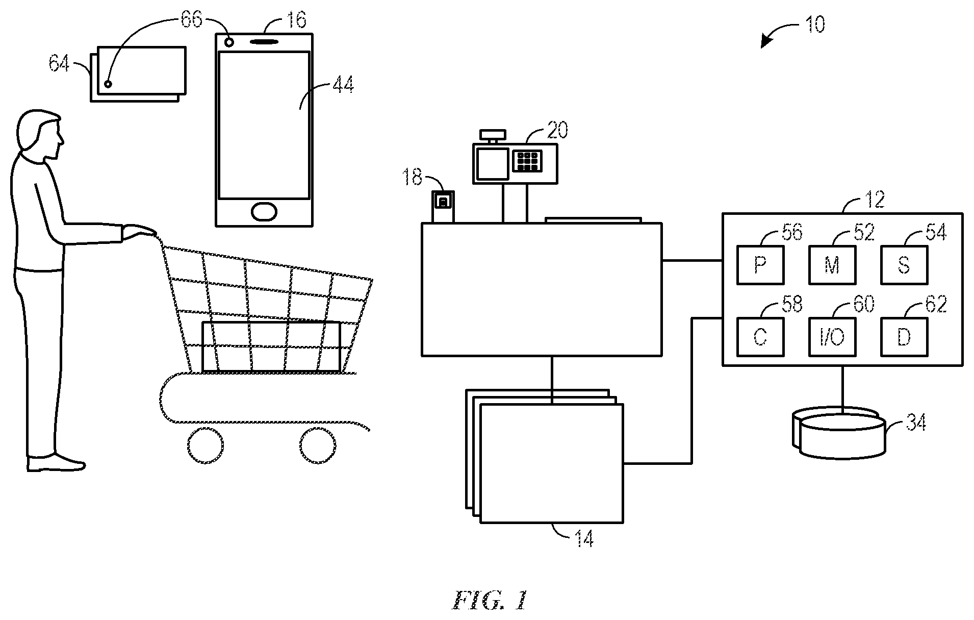 Patent US12614185 Figure 1 – Tracking systems and methods for purchase devices