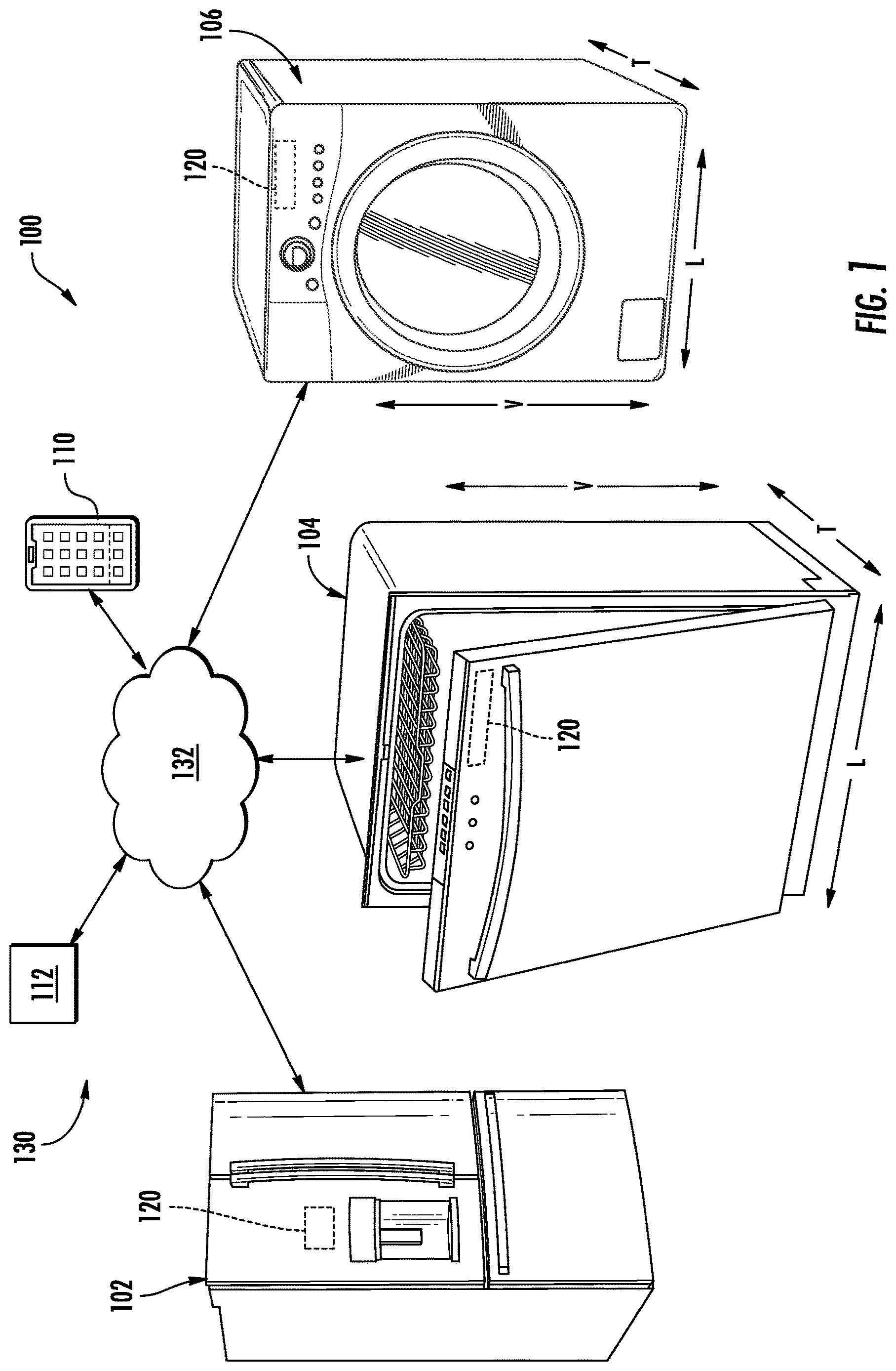 Patent US12614188 — Fault analysis for a plurality of appliances — Figure 1