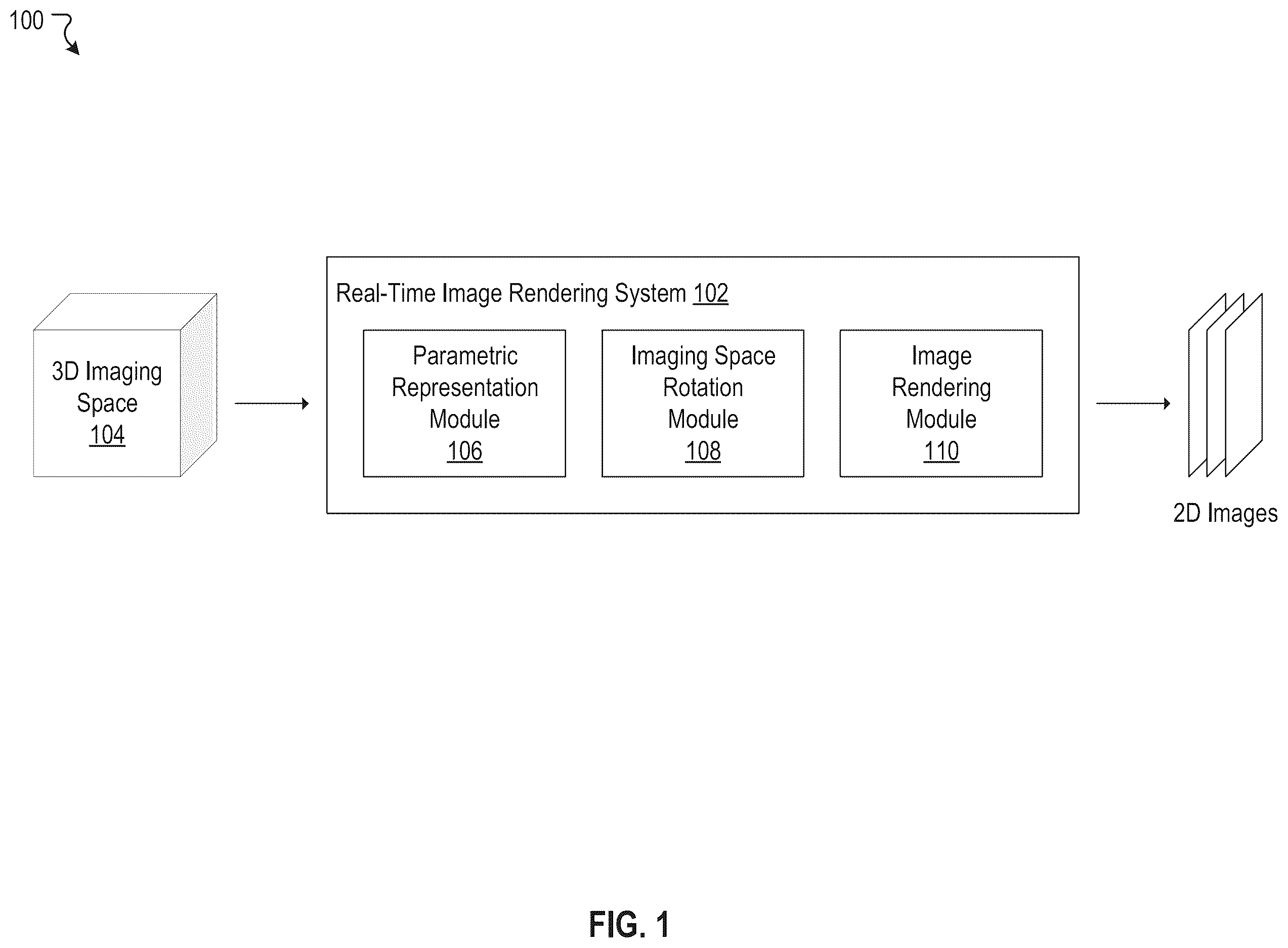 Patent US12614247 — Real-time volumetric rendering — Figure 1