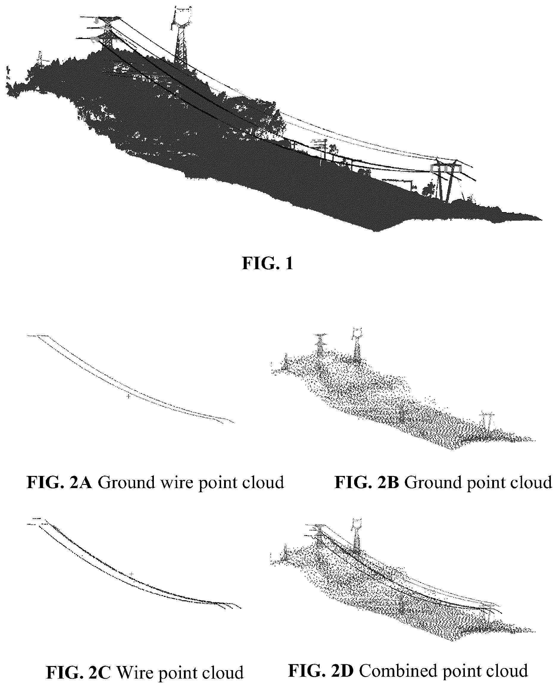 Patent US12614269 — Lightning shielding failure risk assessment method for a power transmission line based on three-dimensional laser point cloud data — Figure 1